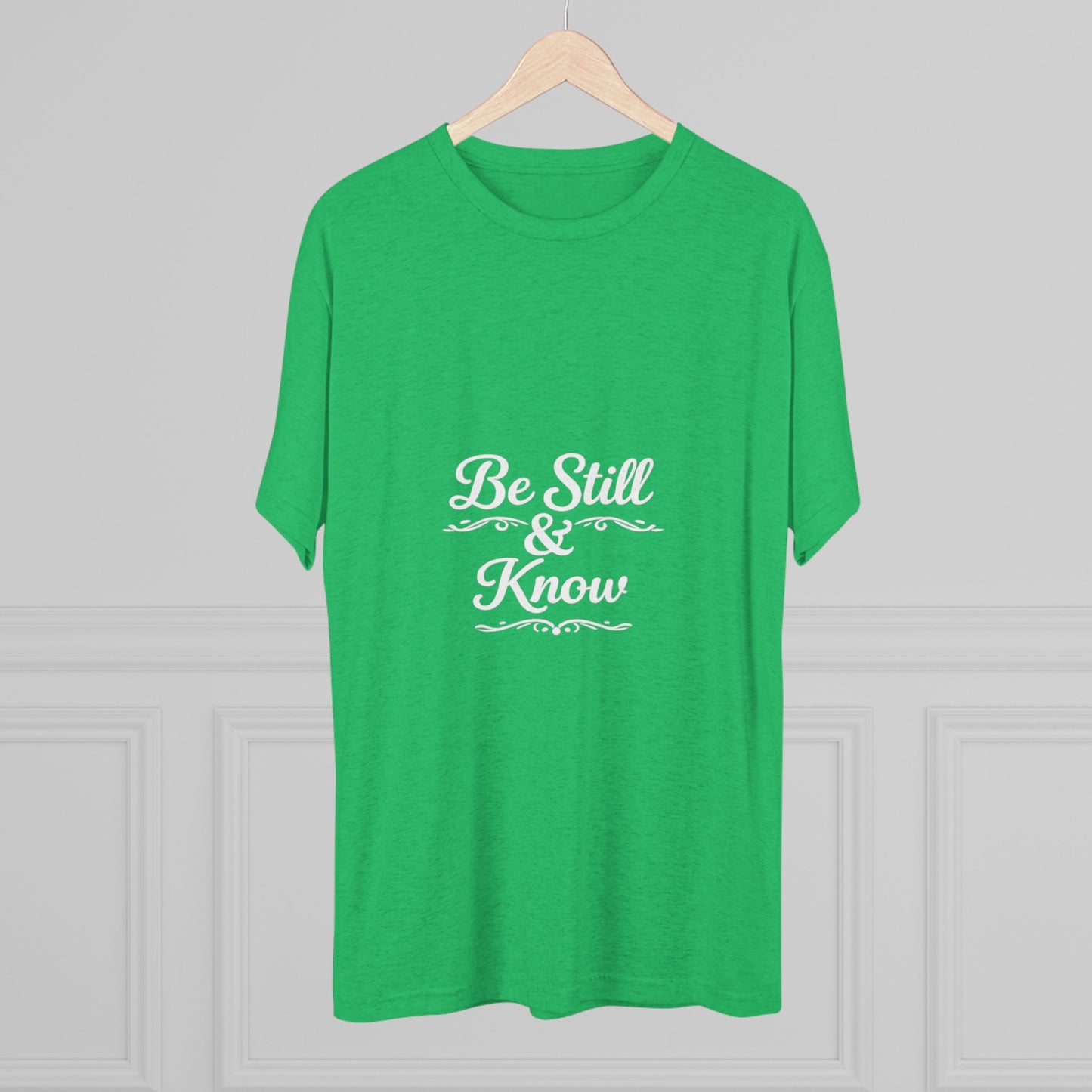 Be Still & Know Tshirt — Inspirational Christian Graphic T‑Shirt