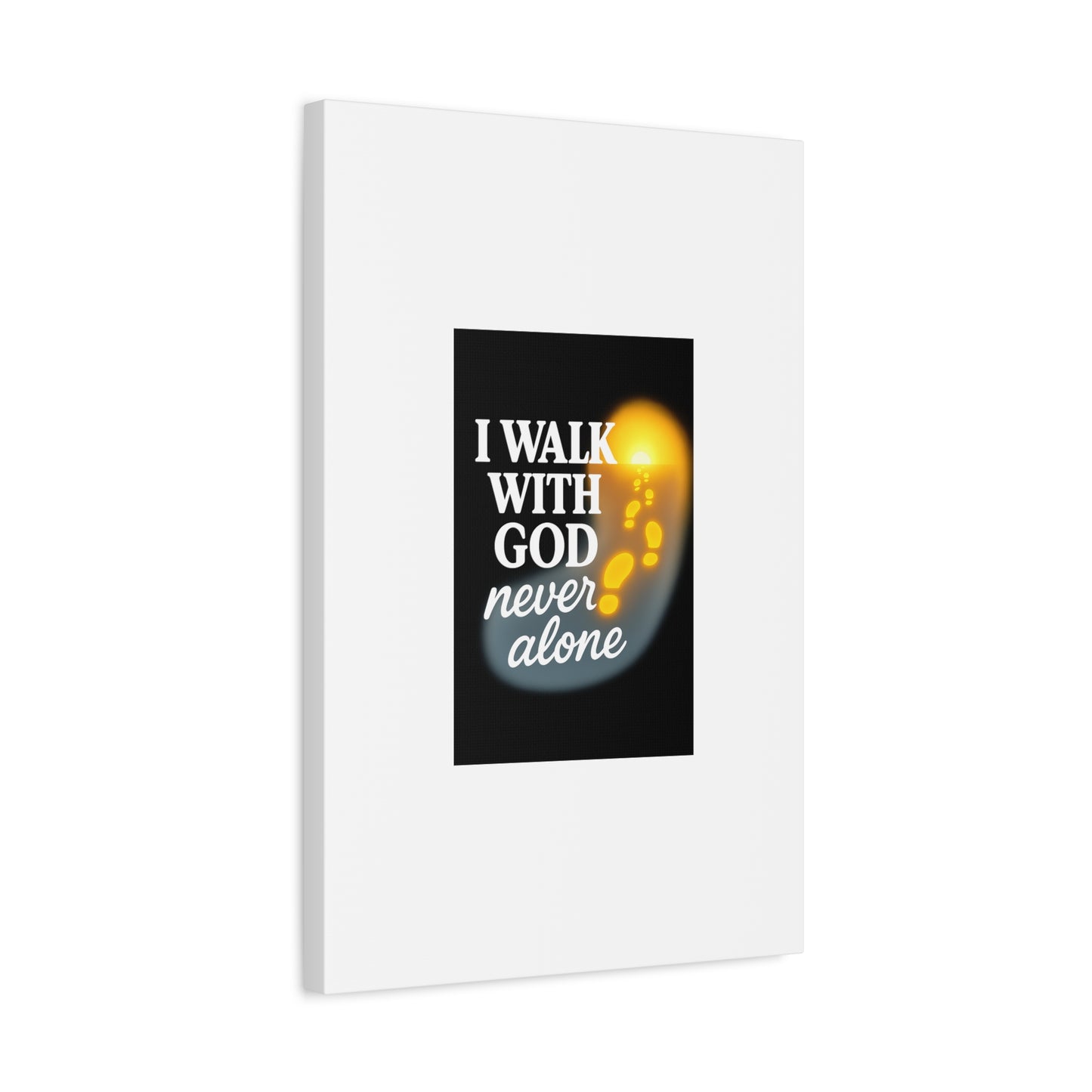 I Walk With God – Matte Canvas Wall Art