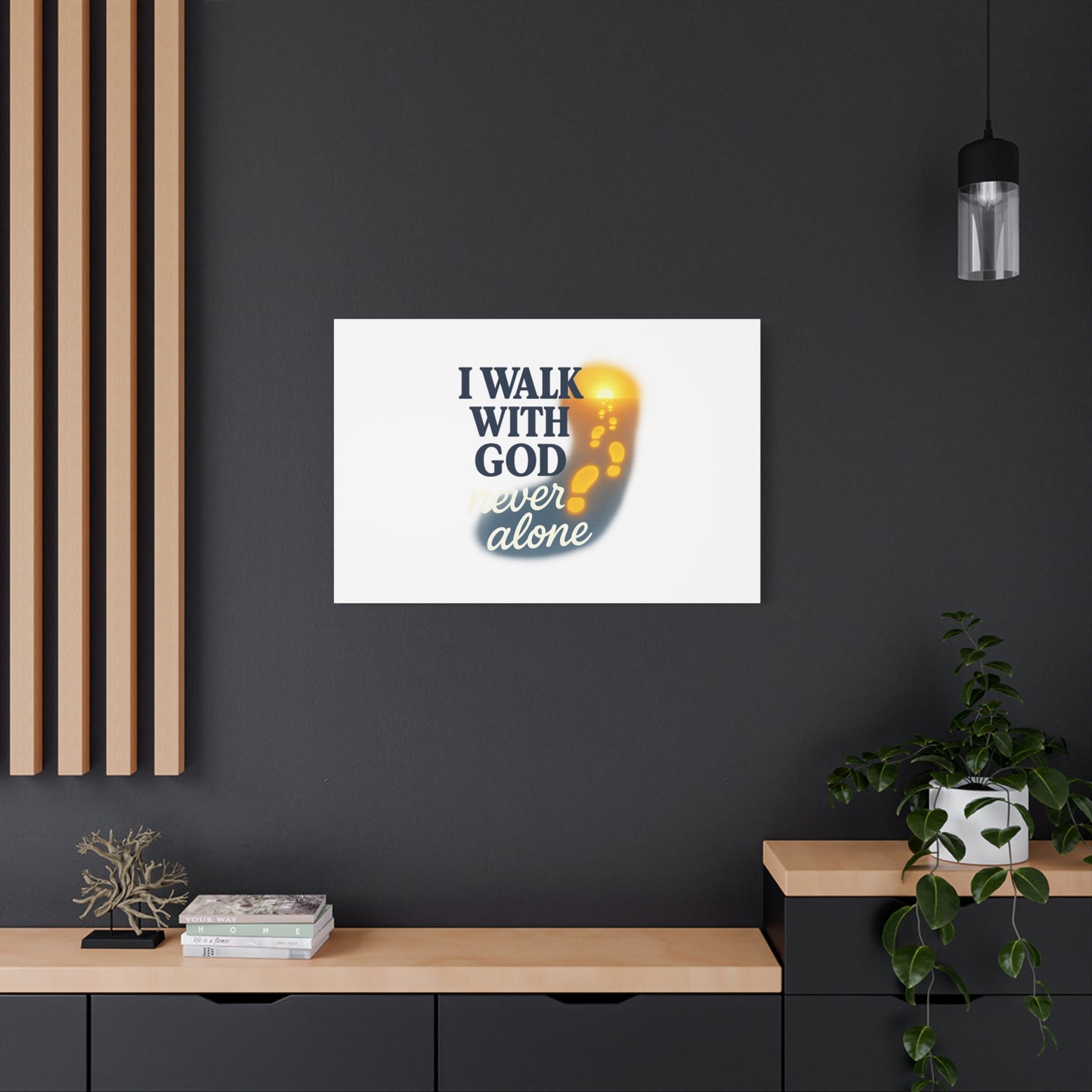 I Walk With God – Matte Canvas Wall Art