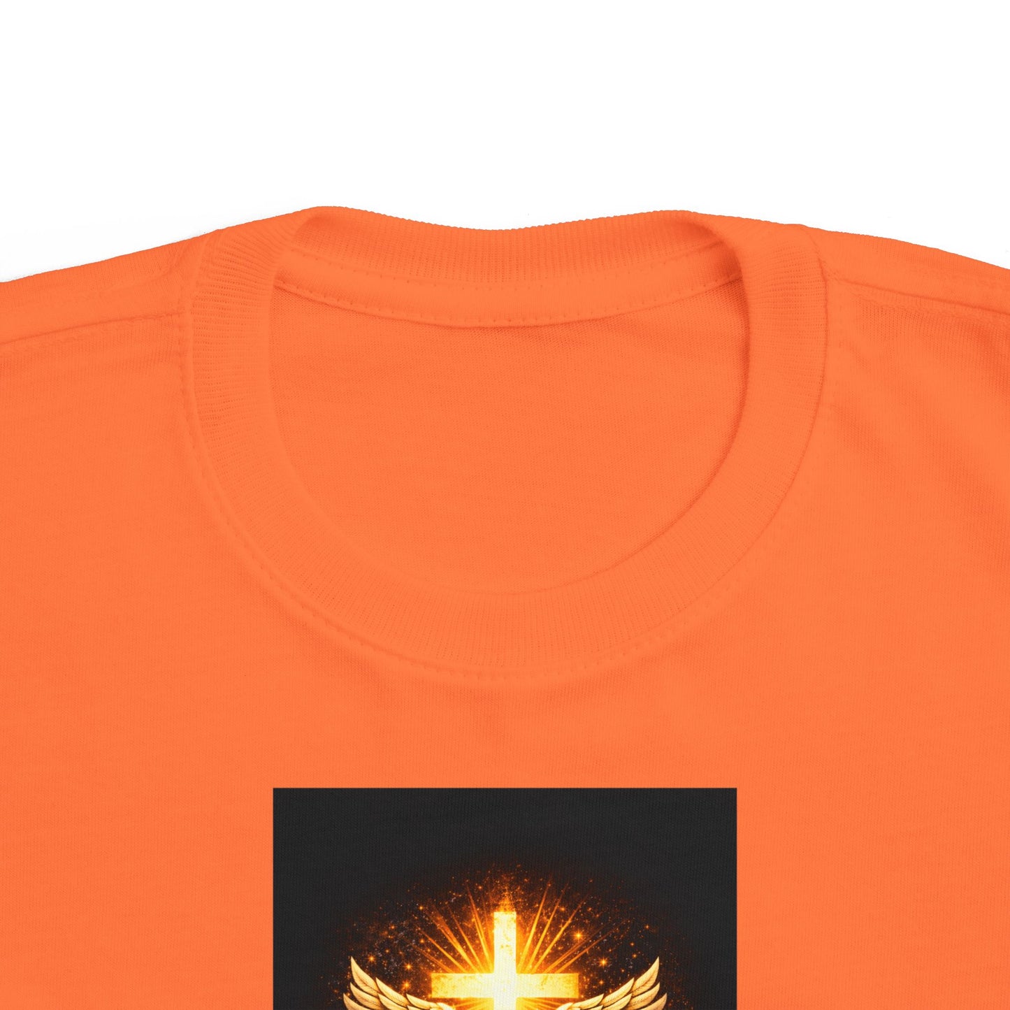 Toddler T‑Shirt — Jesus Saves, Flame Dove Christian Tee