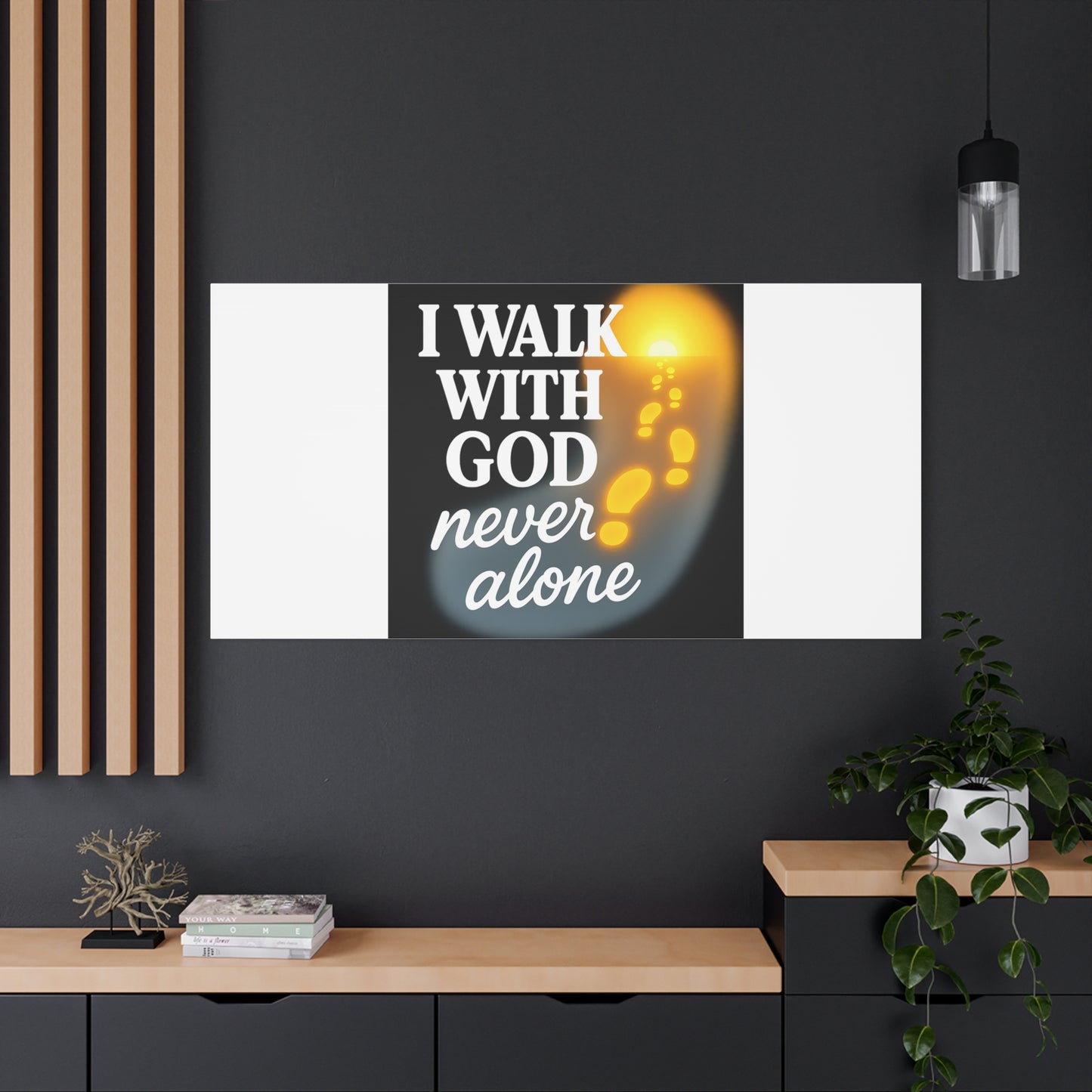 I Walk With God – Matte Canvas Wall Art