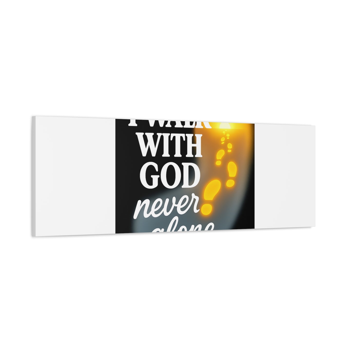 I Walk With God – Matte Canvas Wall Art