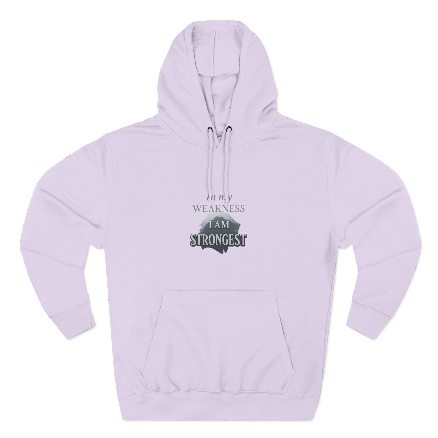 Three-Panel Fleece Hoodie