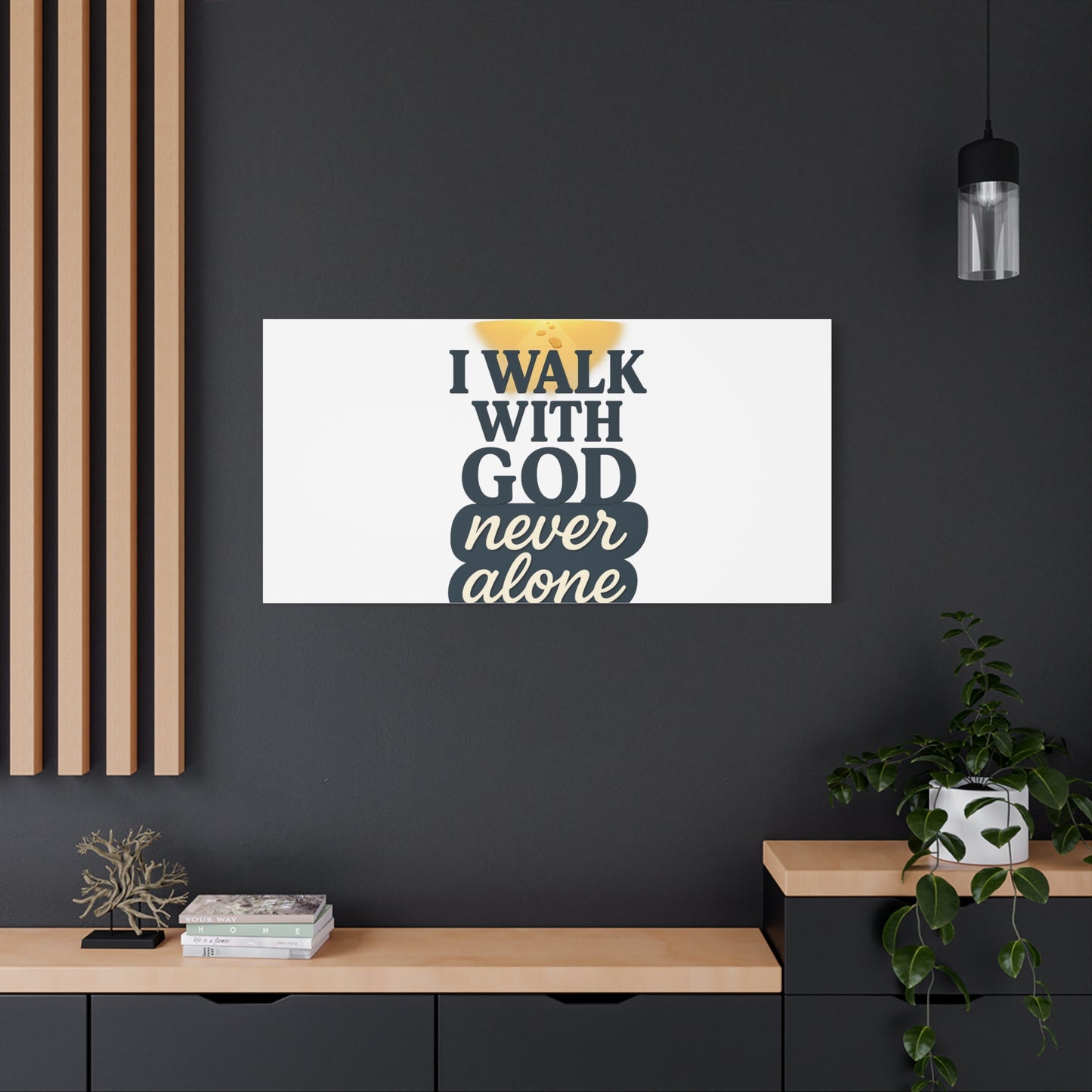 I Walk With God – Matte Canvas Wall Art