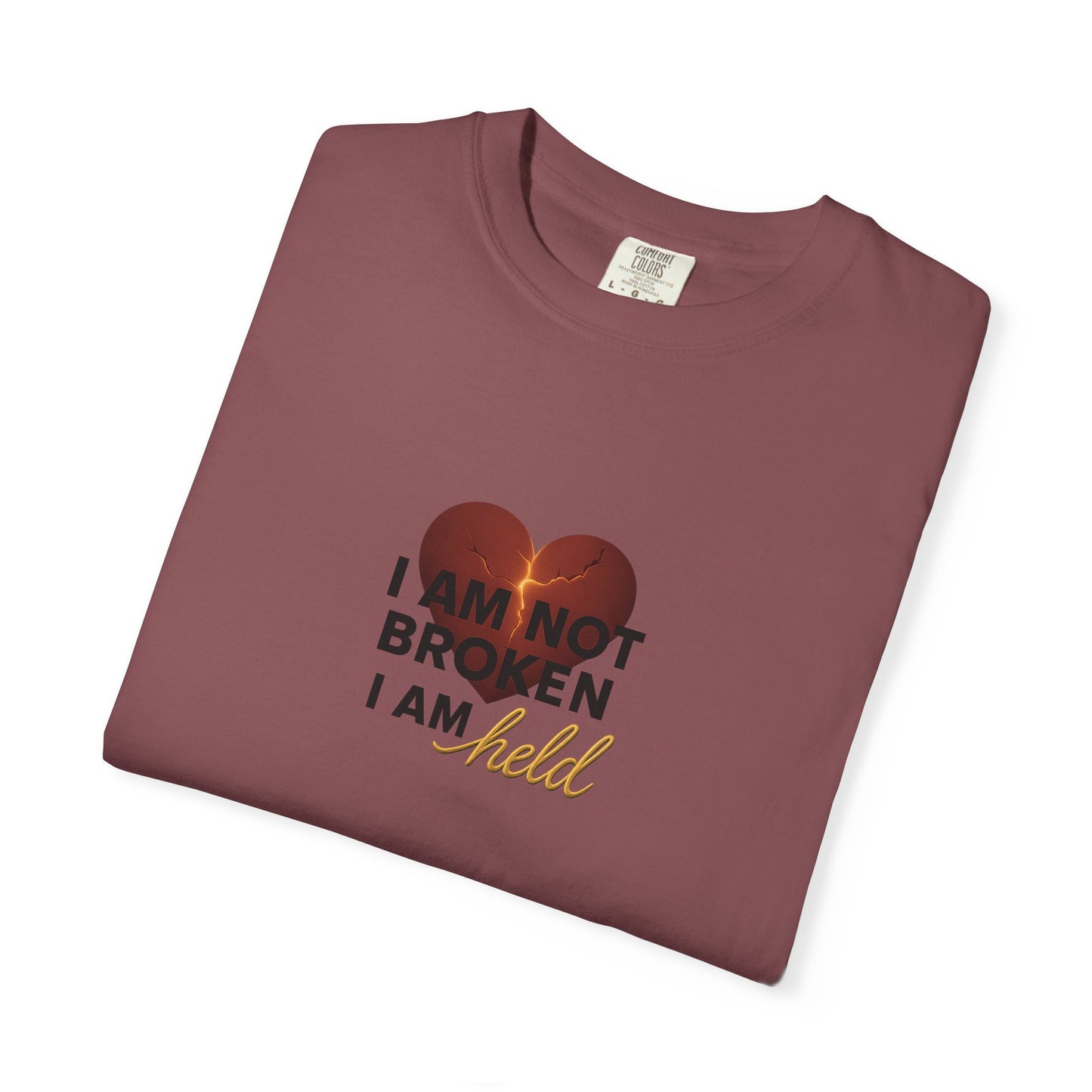 Heartfelt Garment-Dyed T-Shirt – Inspirational Unisex Tee for Comfort, Expression & Everyday Wear