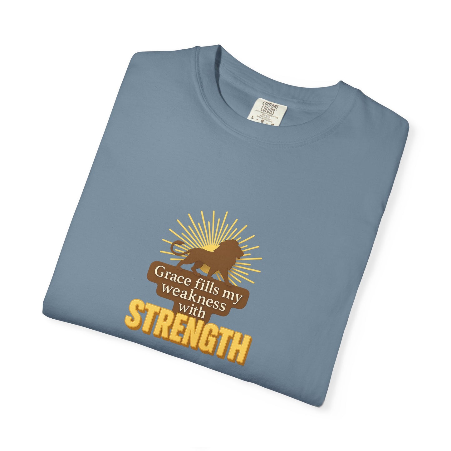 Inspirational Garment-Dyed T-Shirt, Faith Shirt, God Story Tee, Christian Apparel, Motivational Graphic Tee