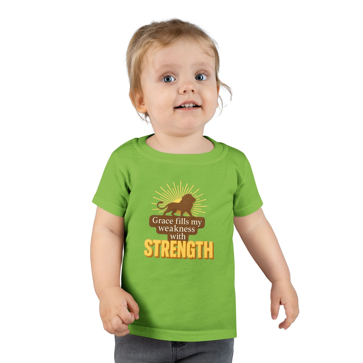 Toddler T-Shirt – Grace Fills My Weakness with Strength