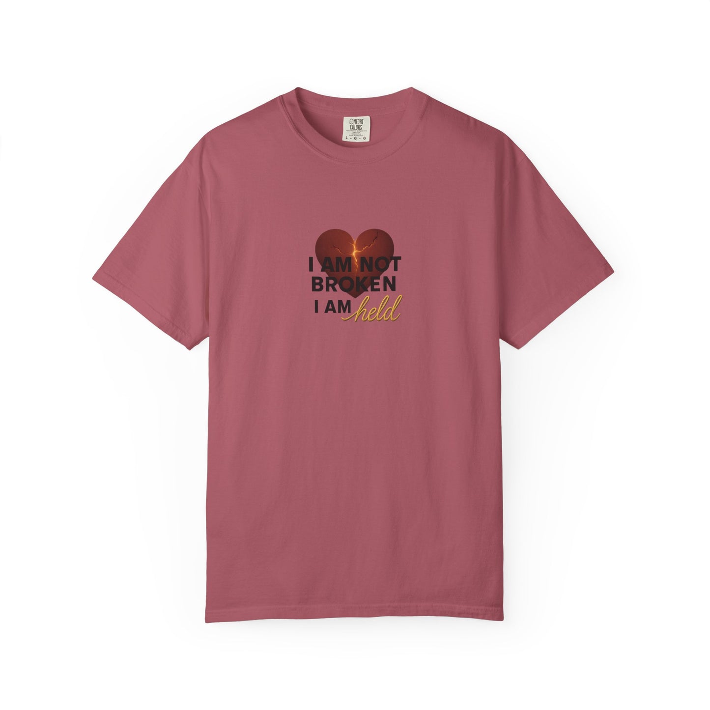 Heartfelt Garment-Dyed T-Shirt – Inspirational Unisex Tee for Comfort, Expression & Everyday Wear