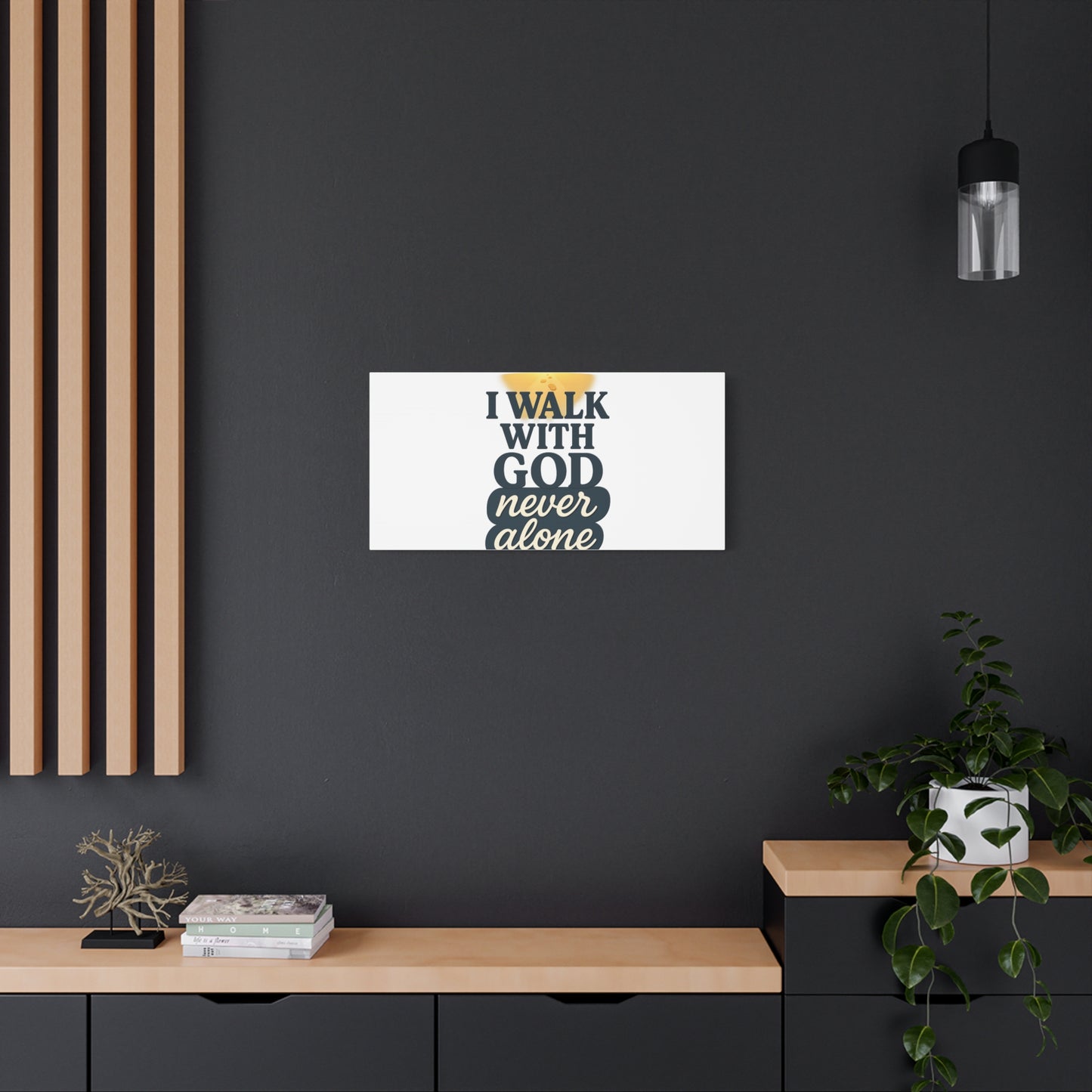 I Walk With God – Matte Canvas Wall Art