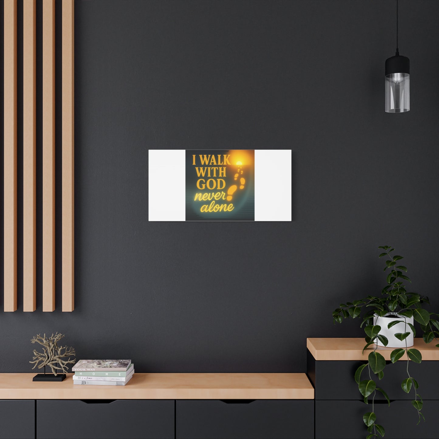 I Walk With God – Matte Canvas Wall Art