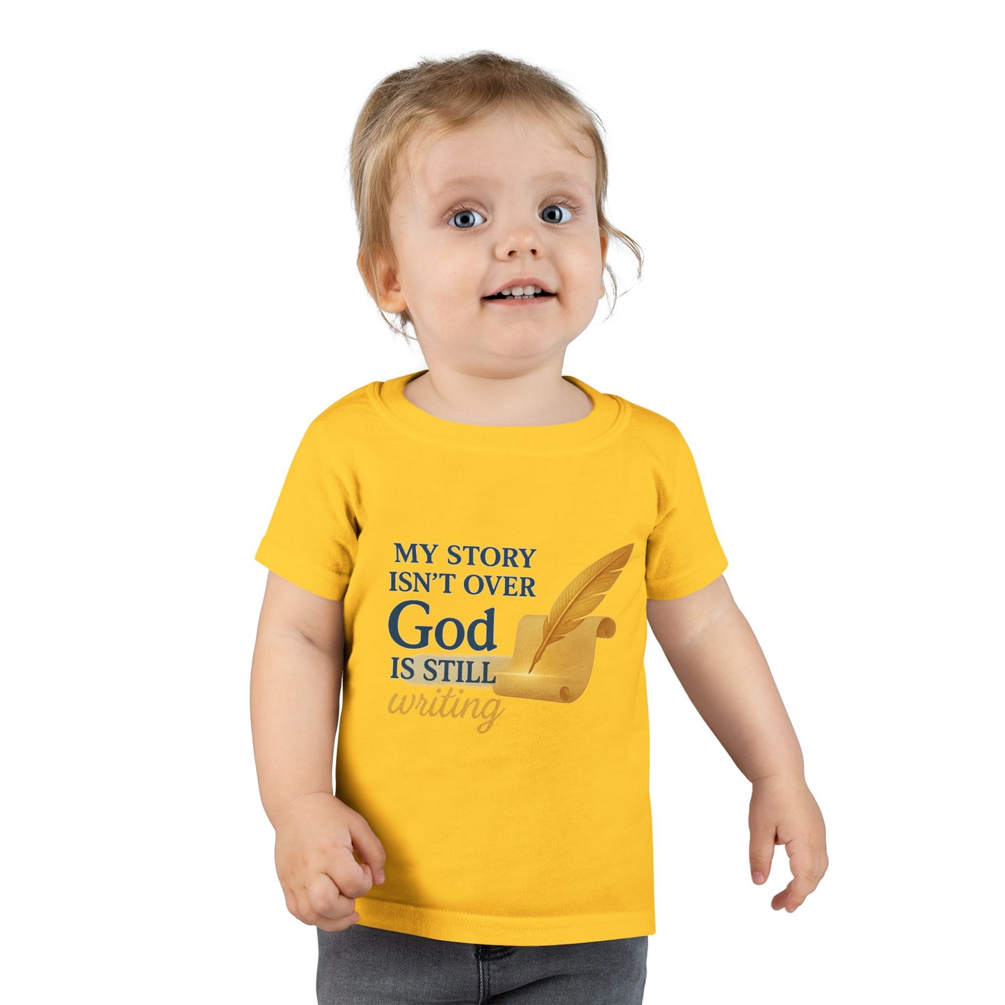 Toddler T-shirt — My Story Isn't Over, God Is Still Writing