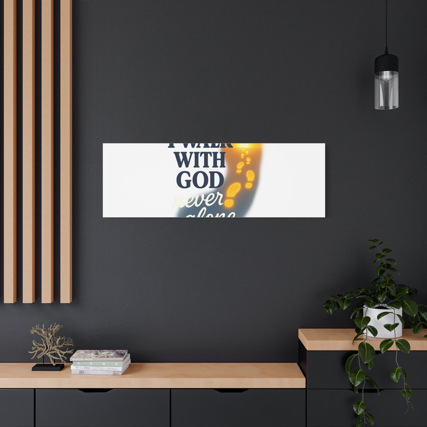 I Walk With God – Matte Canvas Wall Art