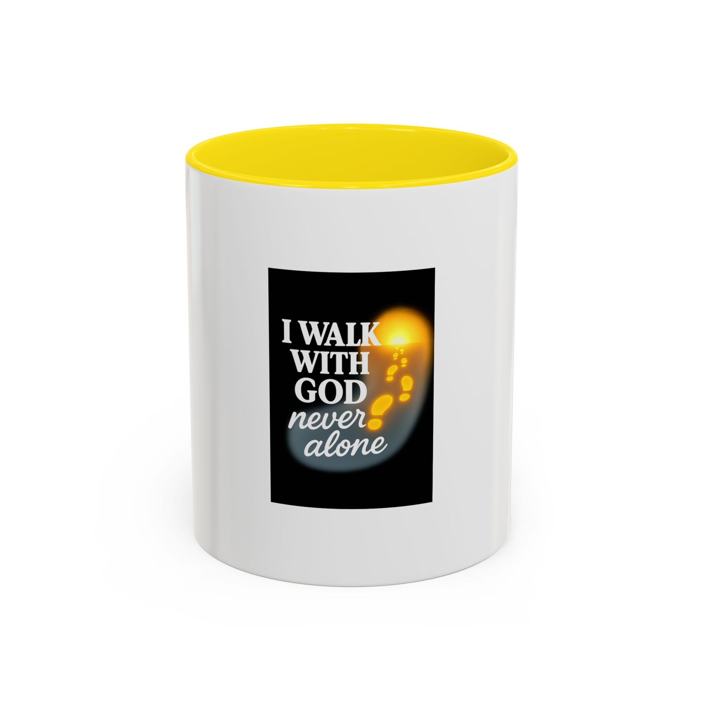 Inspirational Coffee Mug - I Walk With God, Faith Mug, Christian Gift, Encouragement Cup, Religious Decor, Daily Devotional