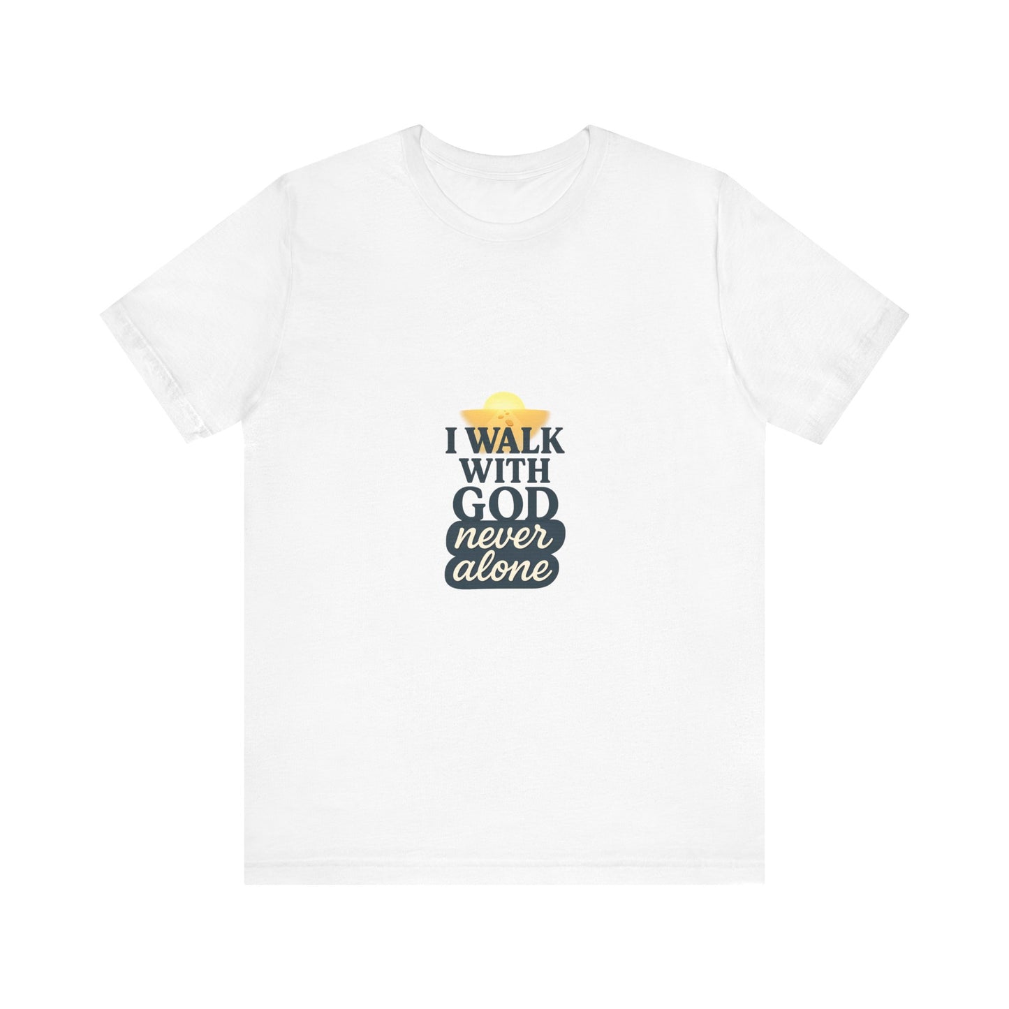 I Walk With God – Unisex Jersey T-Shirt