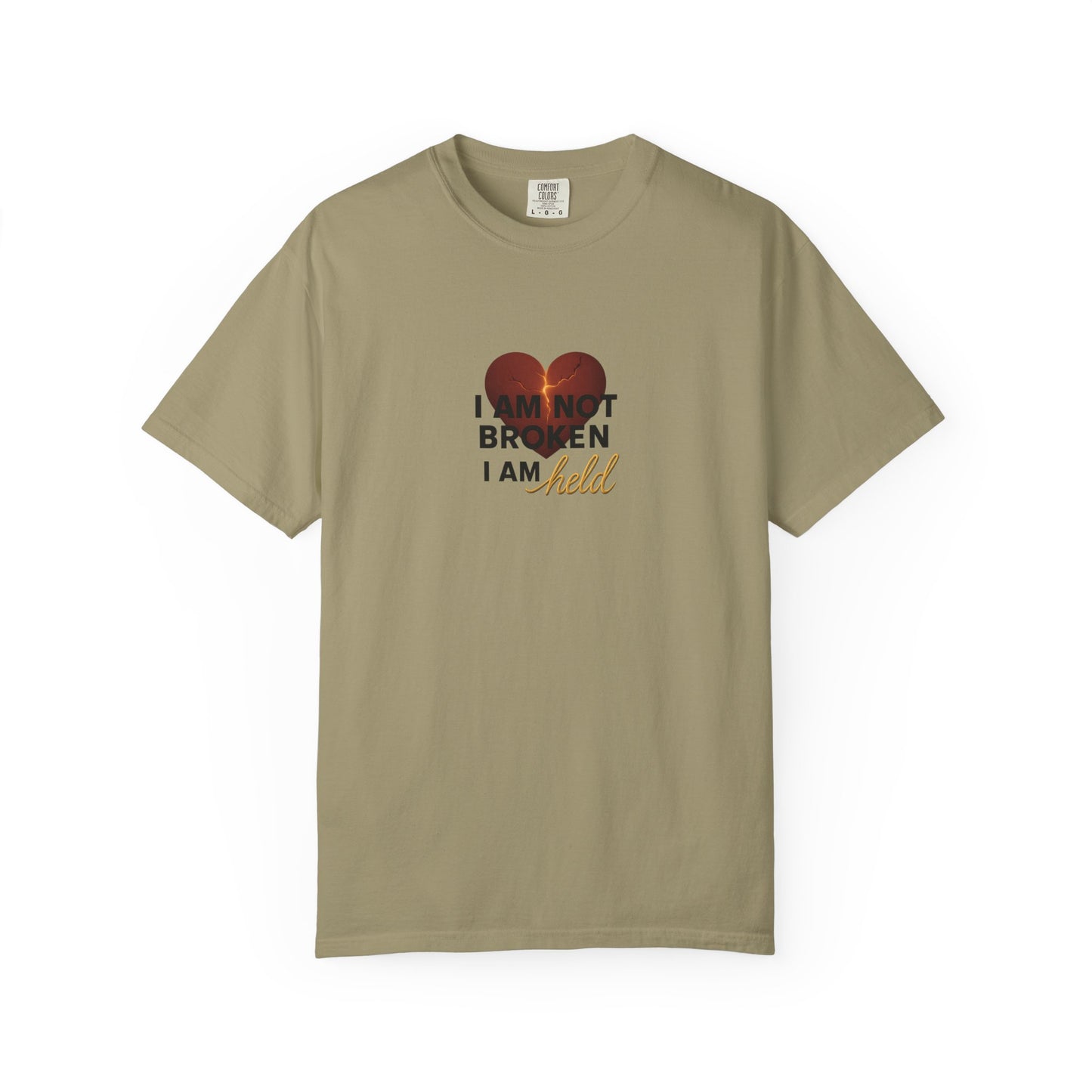 Heartfelt Garment-Dyed T-Shirt – Inspirational Unisex Tee for Comfort, Expression & Everyday Wear