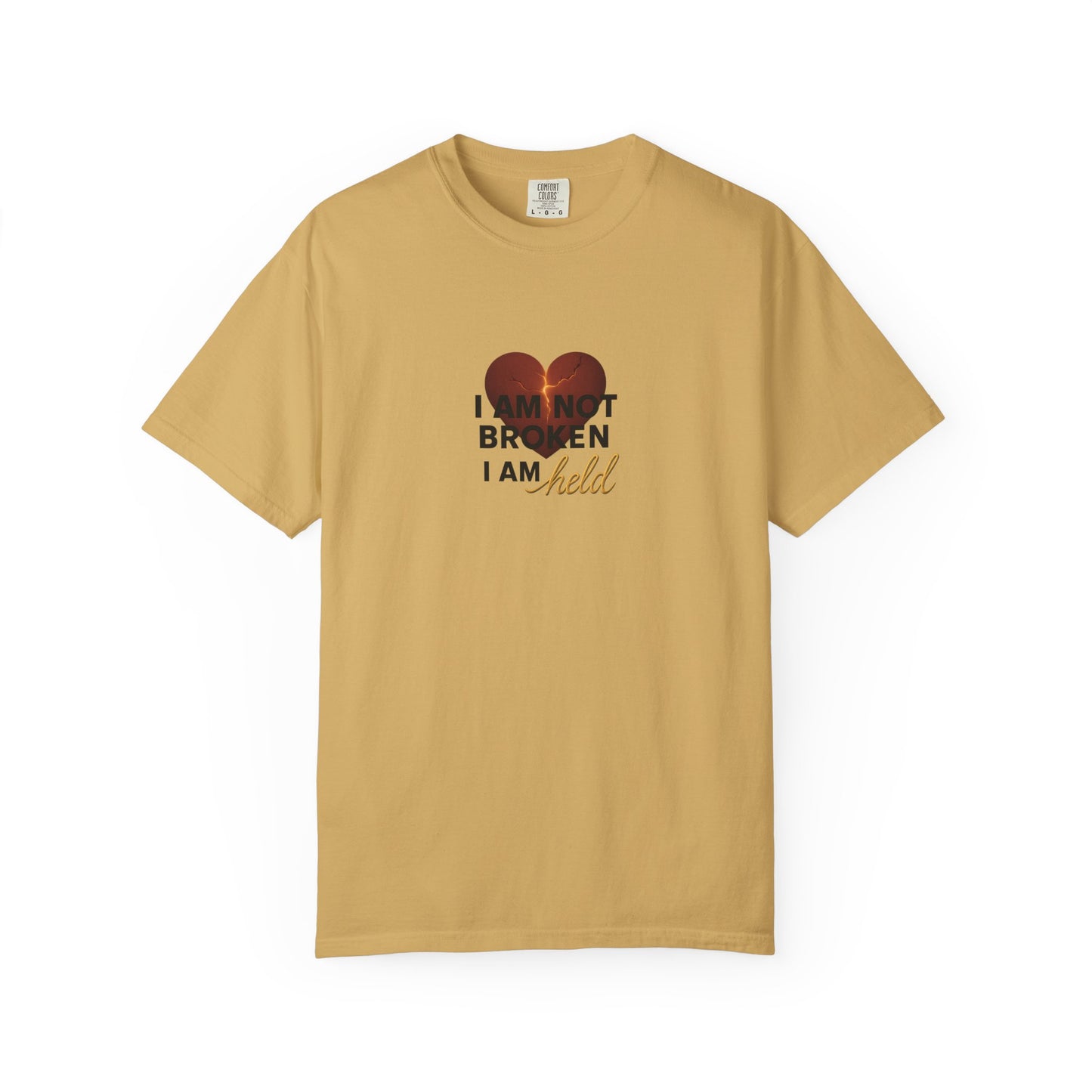 Heartfelt Garment-Dyed T-Shirt – Inspirational Unisex Tee for Comfort, Expression & Everyday Wear