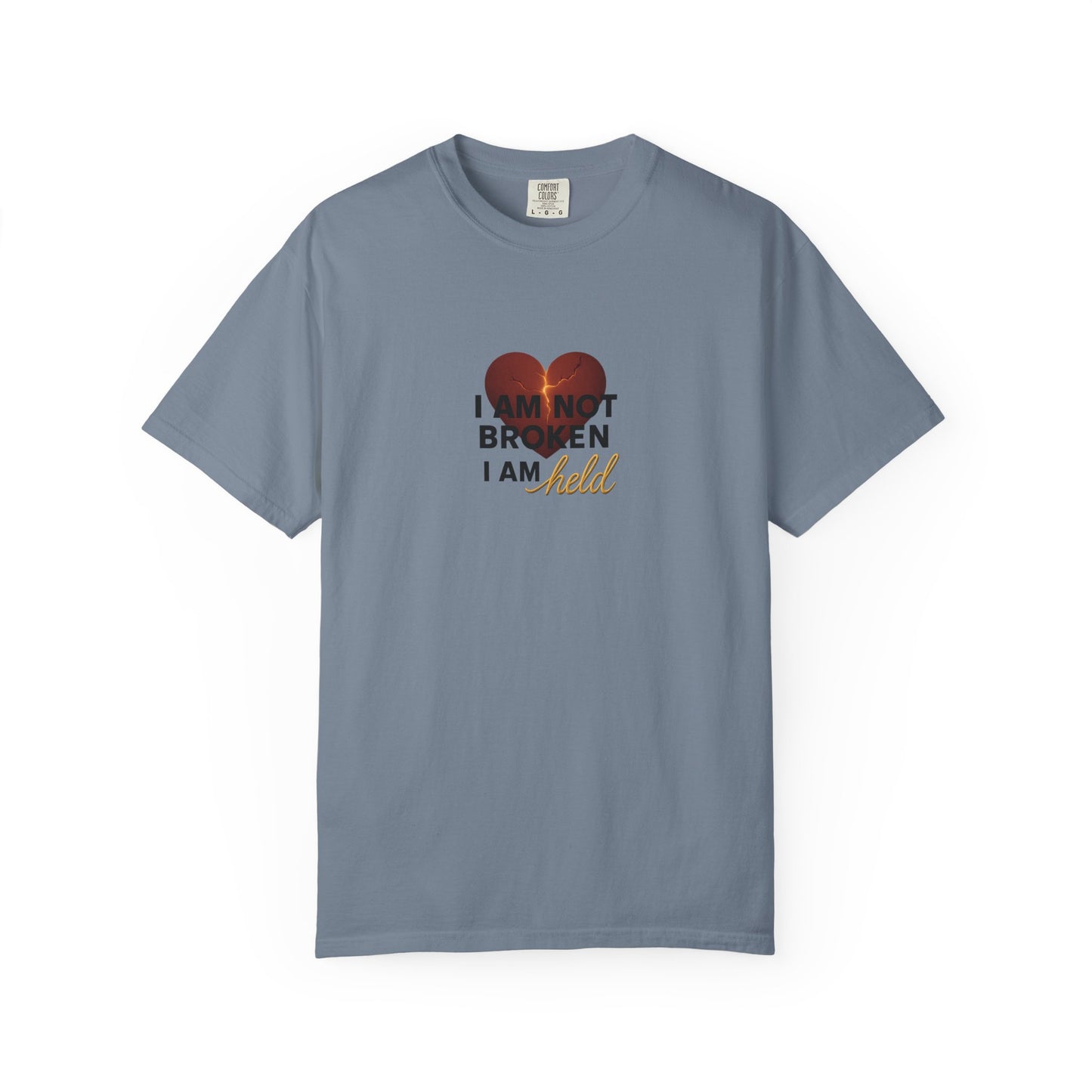 Heartfelt Garment-Dyed T-Shirt – Inspirational Unisex Tee for Comfort, Expression & Everyday Wear