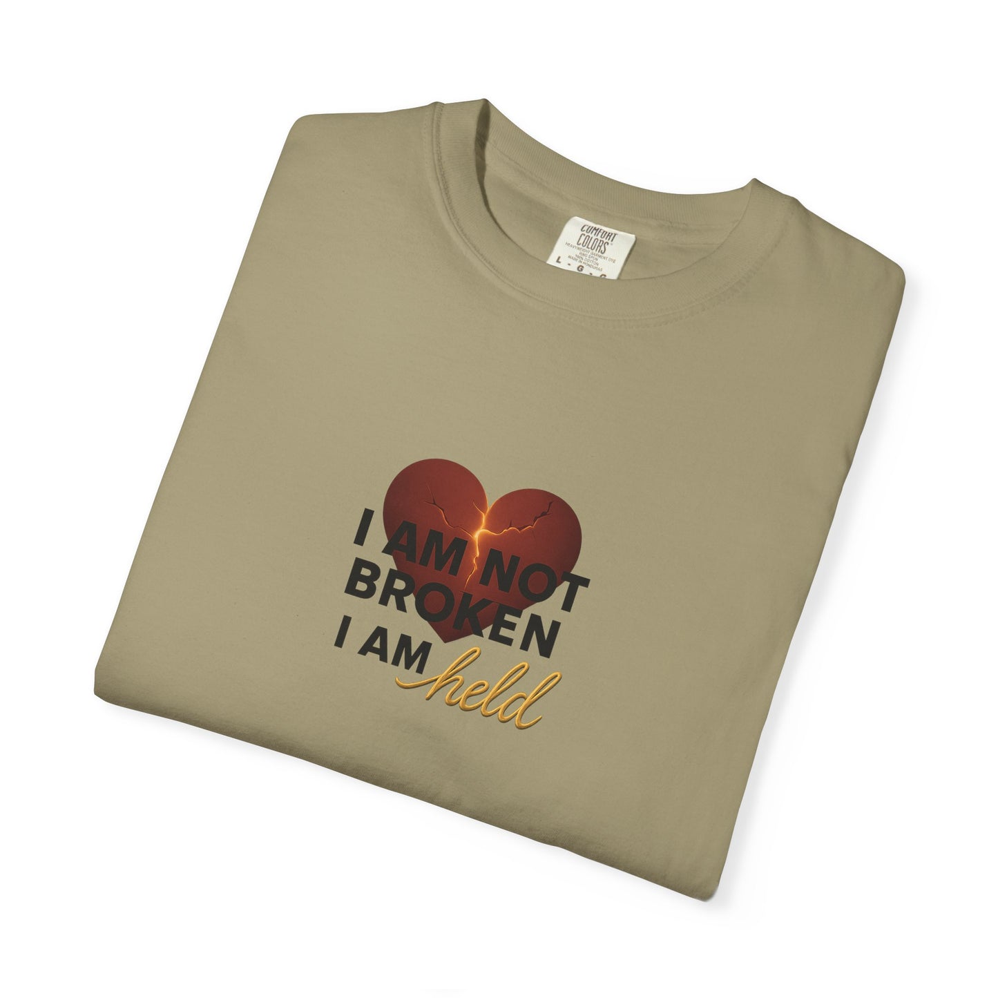 Heartfelt Garment-Dyed T-Shirt – Inspirational Unisex Tee for Comfort, Expression & Everyday Wear