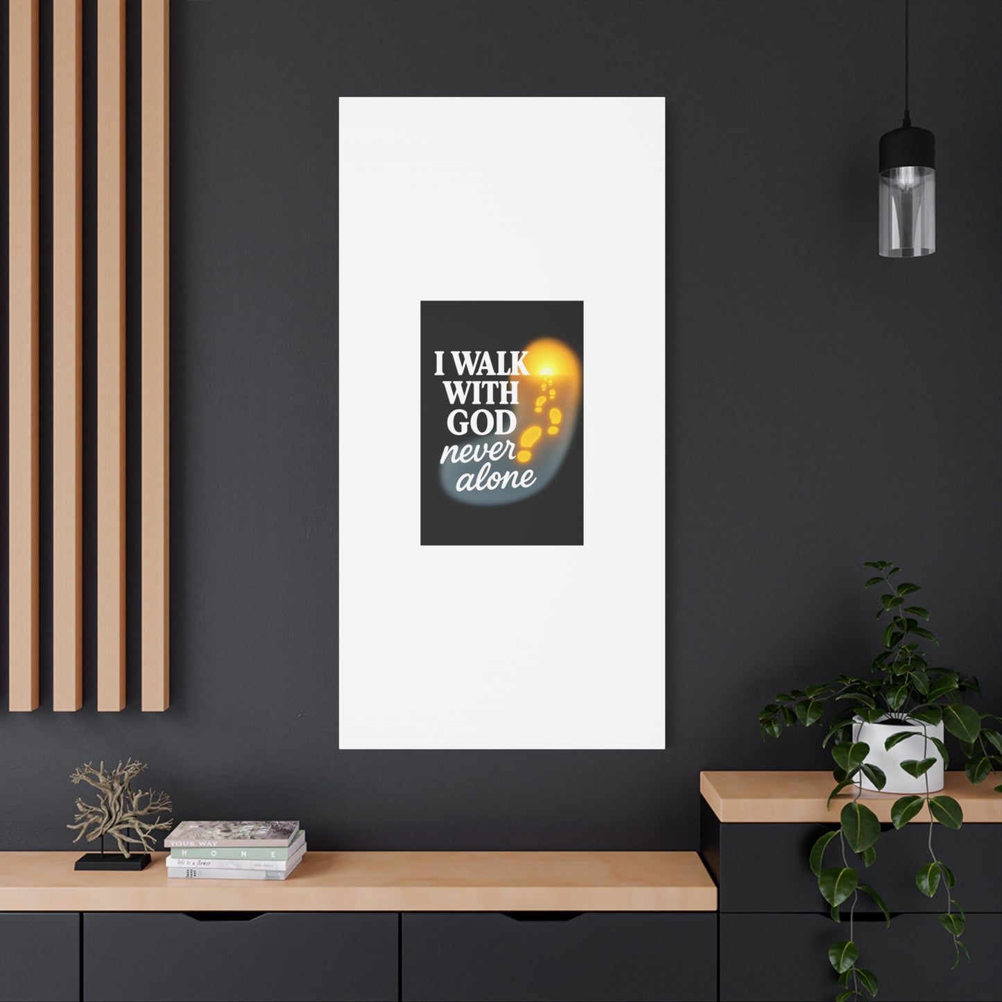 I Walk With God – Matte Canvas Wall Art