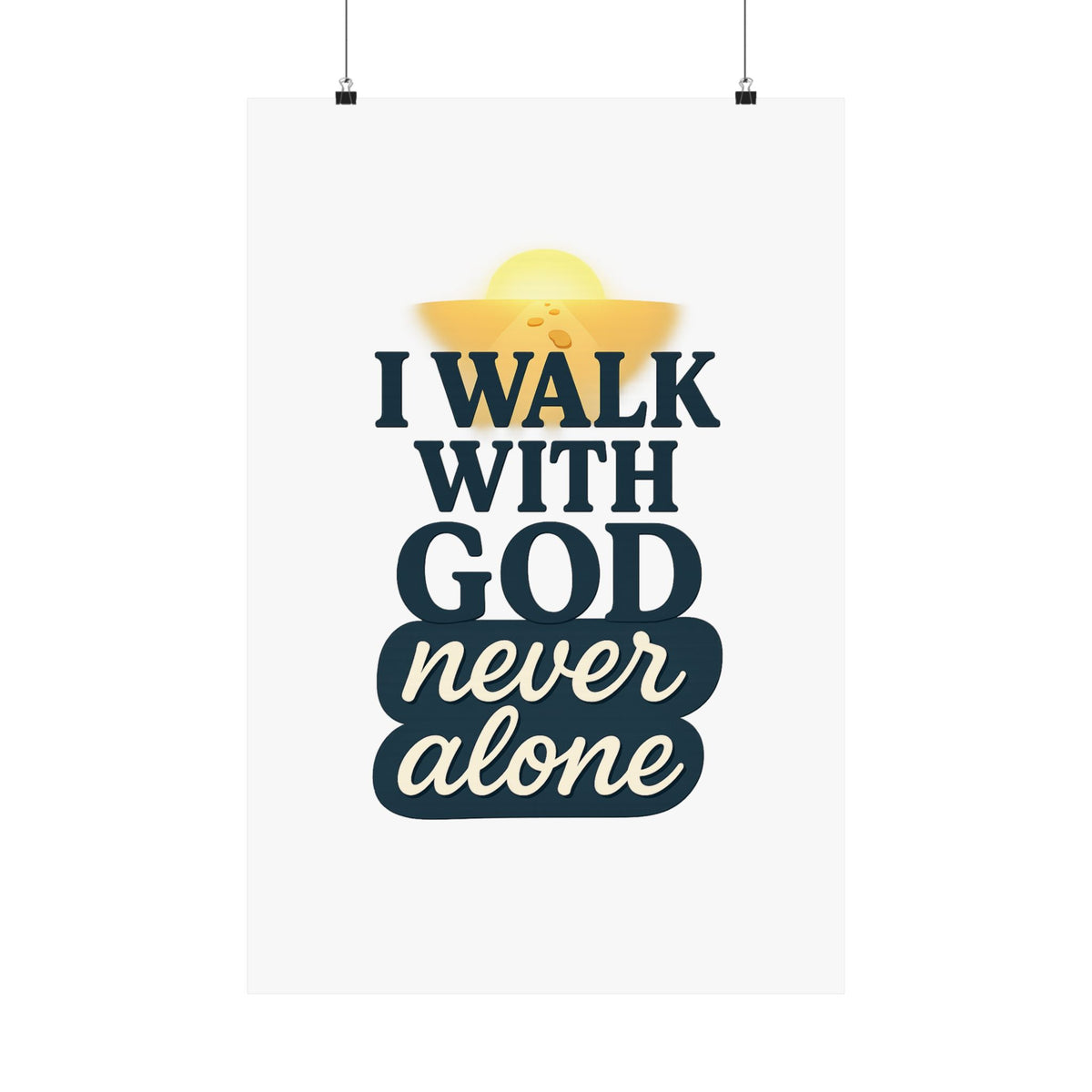 Inspirational Matte Vertical Posters - Wall Decor, Christian Art, Motivational Quotes, Home Decoration, Faith-Based Gifts