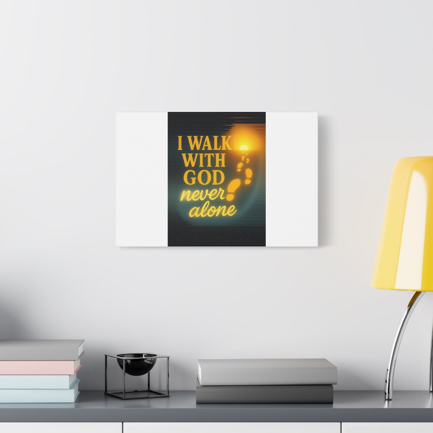 I Walk With God – Matte Canvas Wall Art