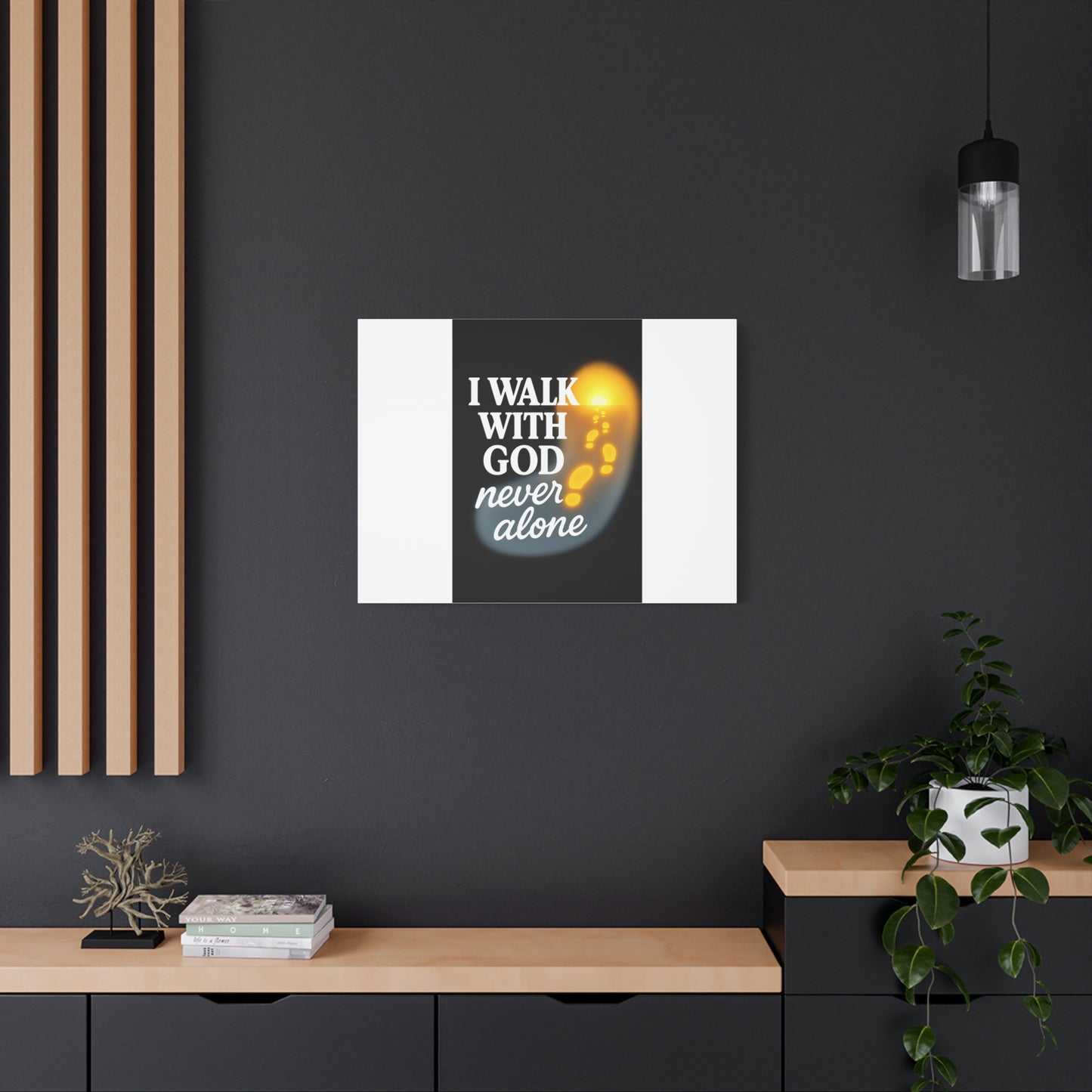 I Walk With God – Matte Canvas Wall Art