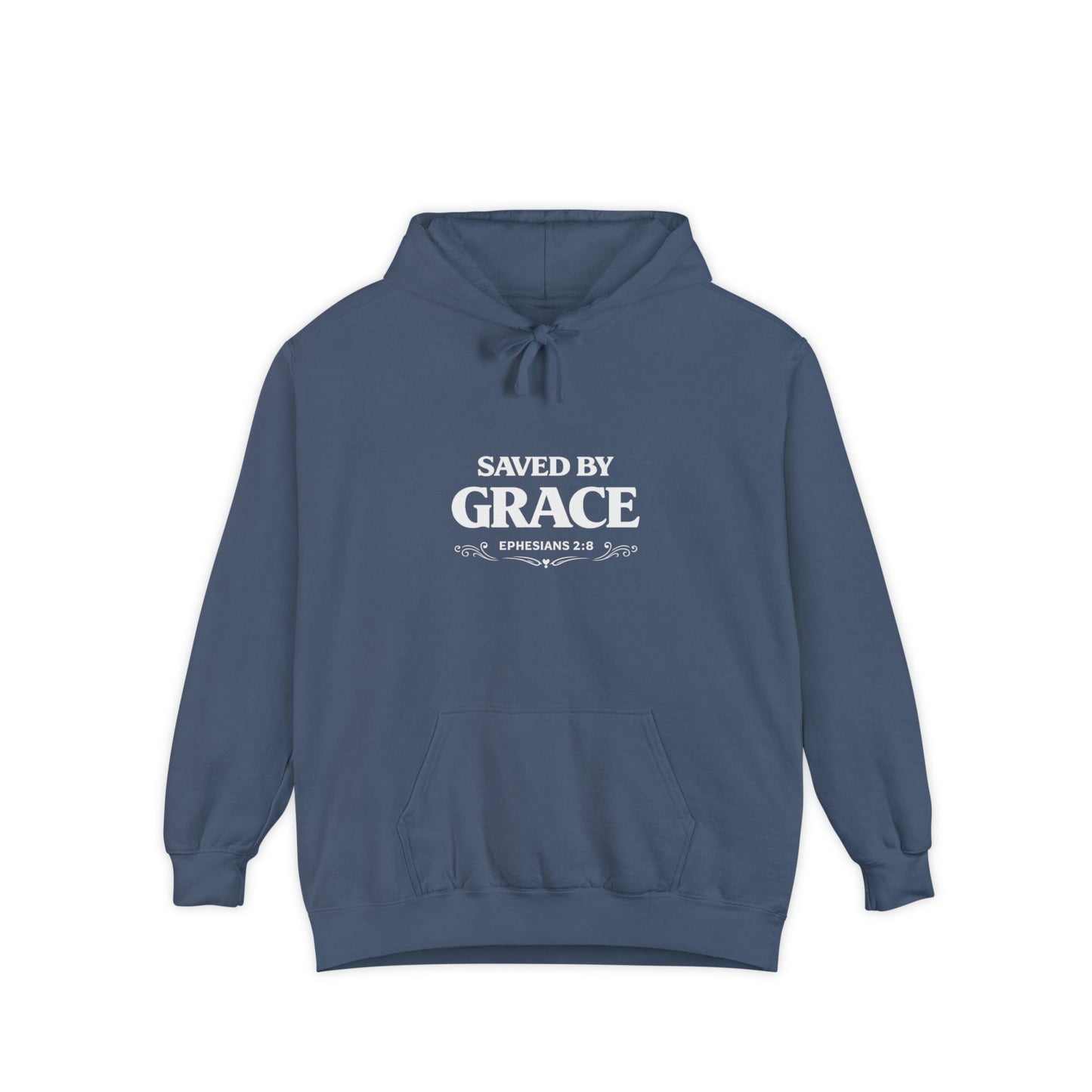 Saved by Grace Hoodie — Christian Faith Graphic Hoodie