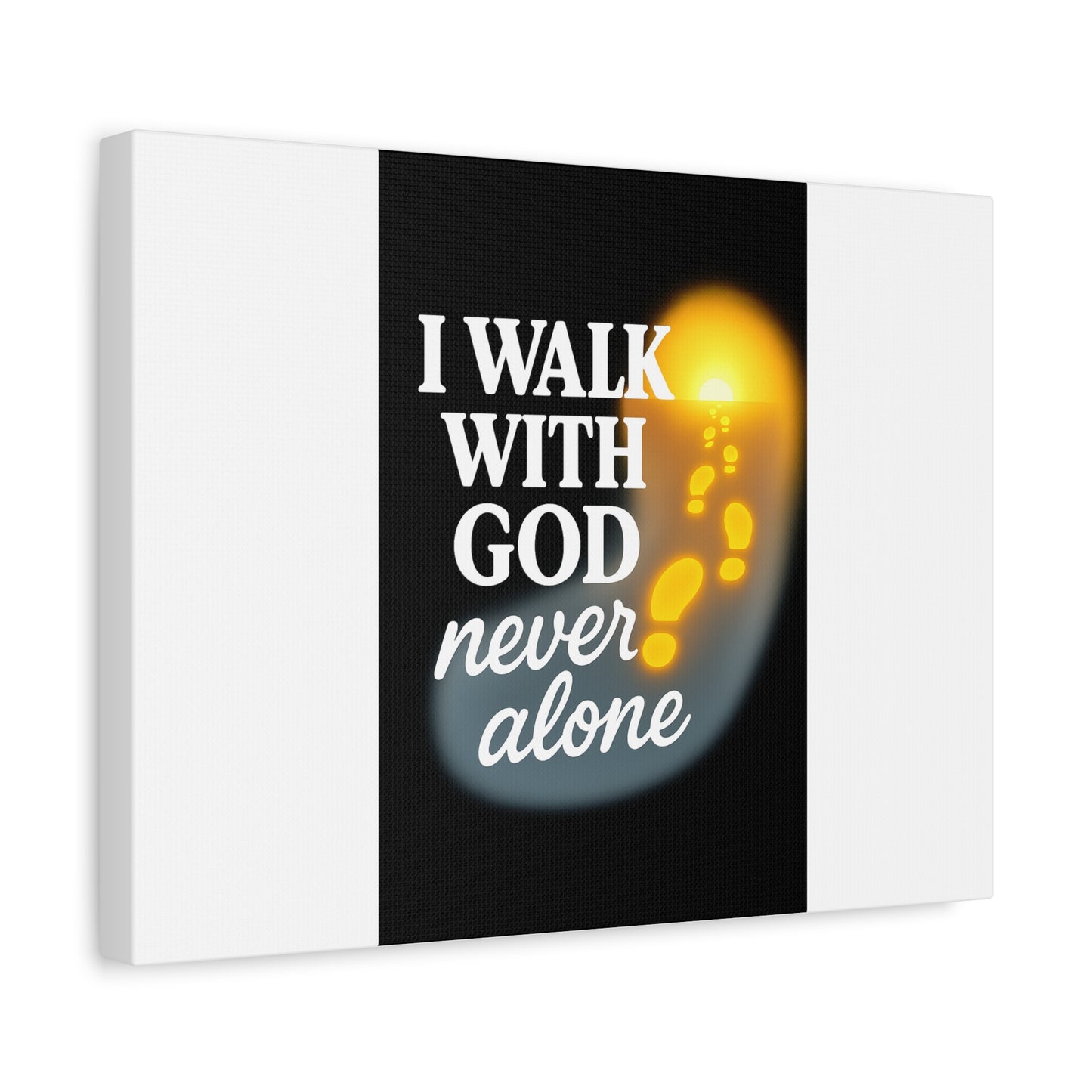 I Walk With God – Matte Canvas Wall Art