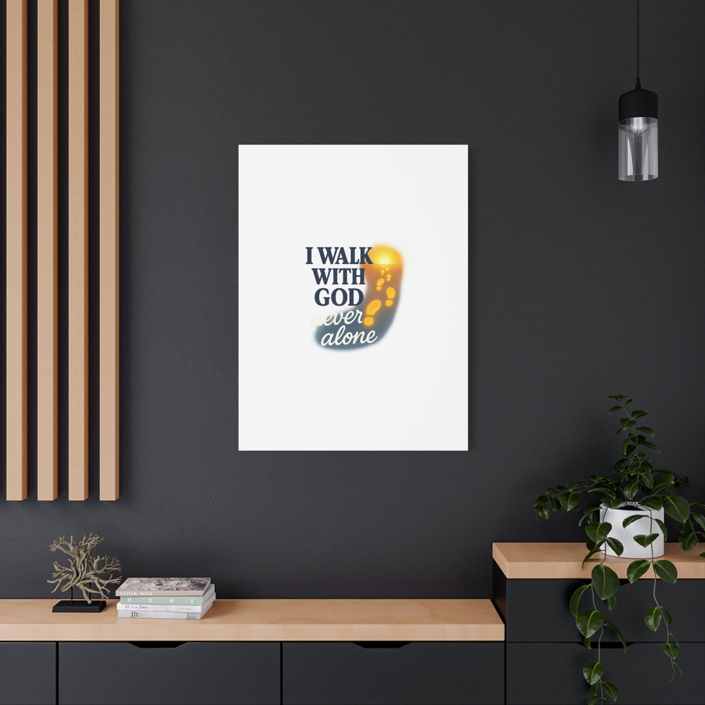 I Walk With God – Matte Canvas Wall Art