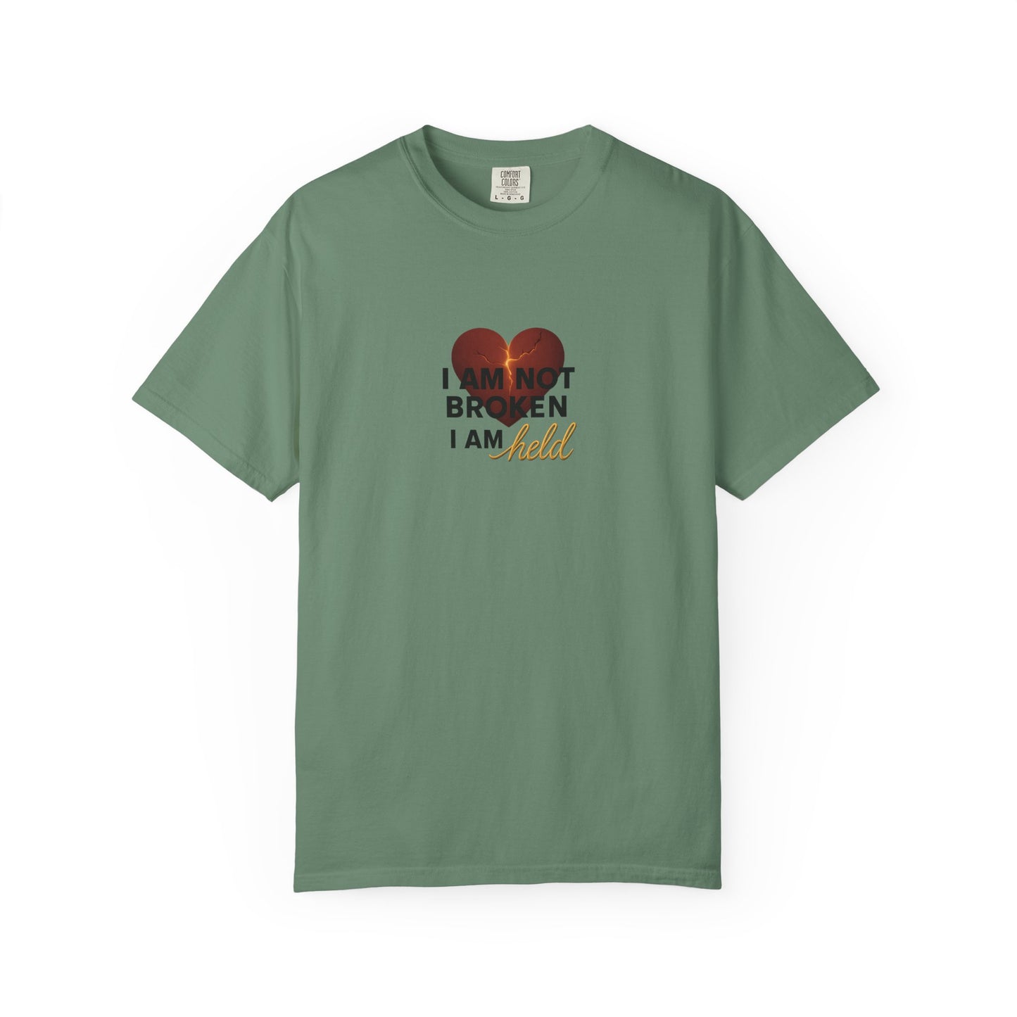 Heartfelt Garment-Dyed T-Shirt – Inspirational Unisex Tee for Comfort, Expression & Everyday Wear