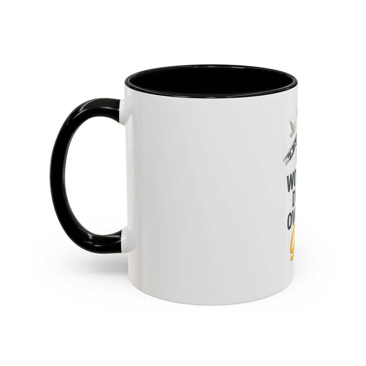 Faith-Inspiring Accent Coffee Mug - Motivational Gift for Coffee Lovers, Ideal for Birthdays, Holidays, Relaxation, Couples