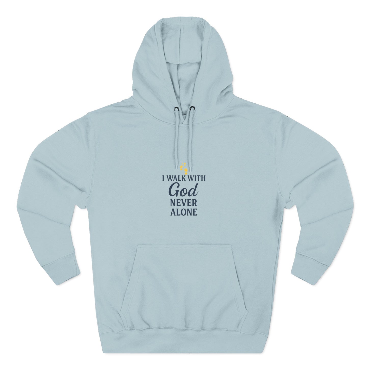 Three-Panel Fleece Hoodie