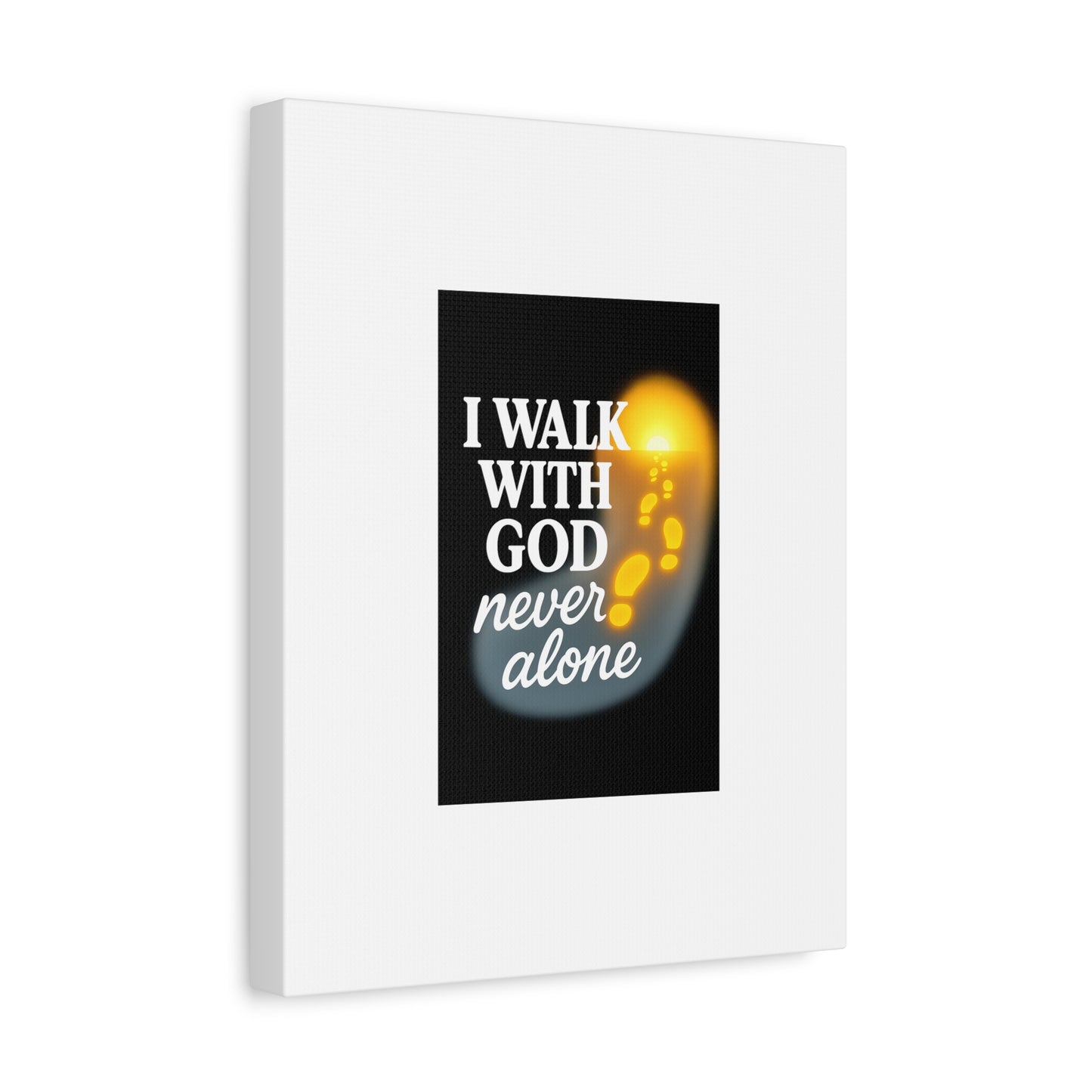 I Walk With God – Matte Canvas Wall Art