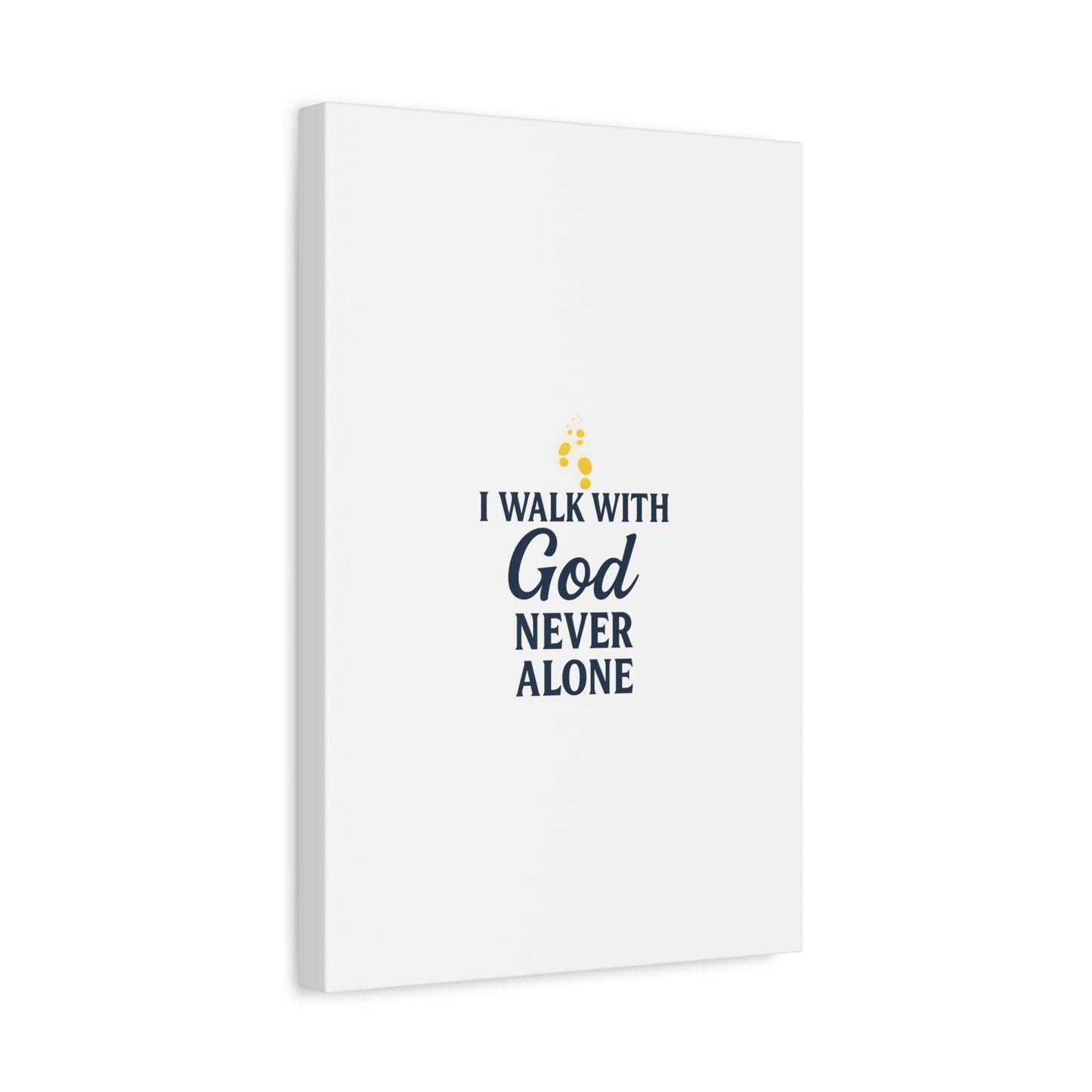 I Walk With God – Matte Canvas Wall Art