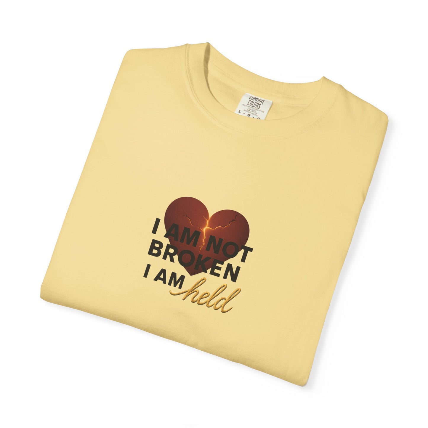 Heartfelt Garment-Dyed T-Shirt – Inspirational Unisex Tee for Comfort, Expression & Everyday Wear