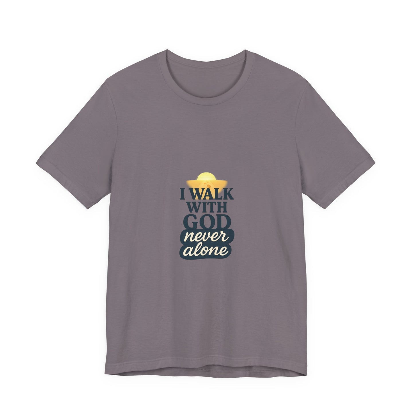 I Walk With God – Unisex Jersey T-Shirt