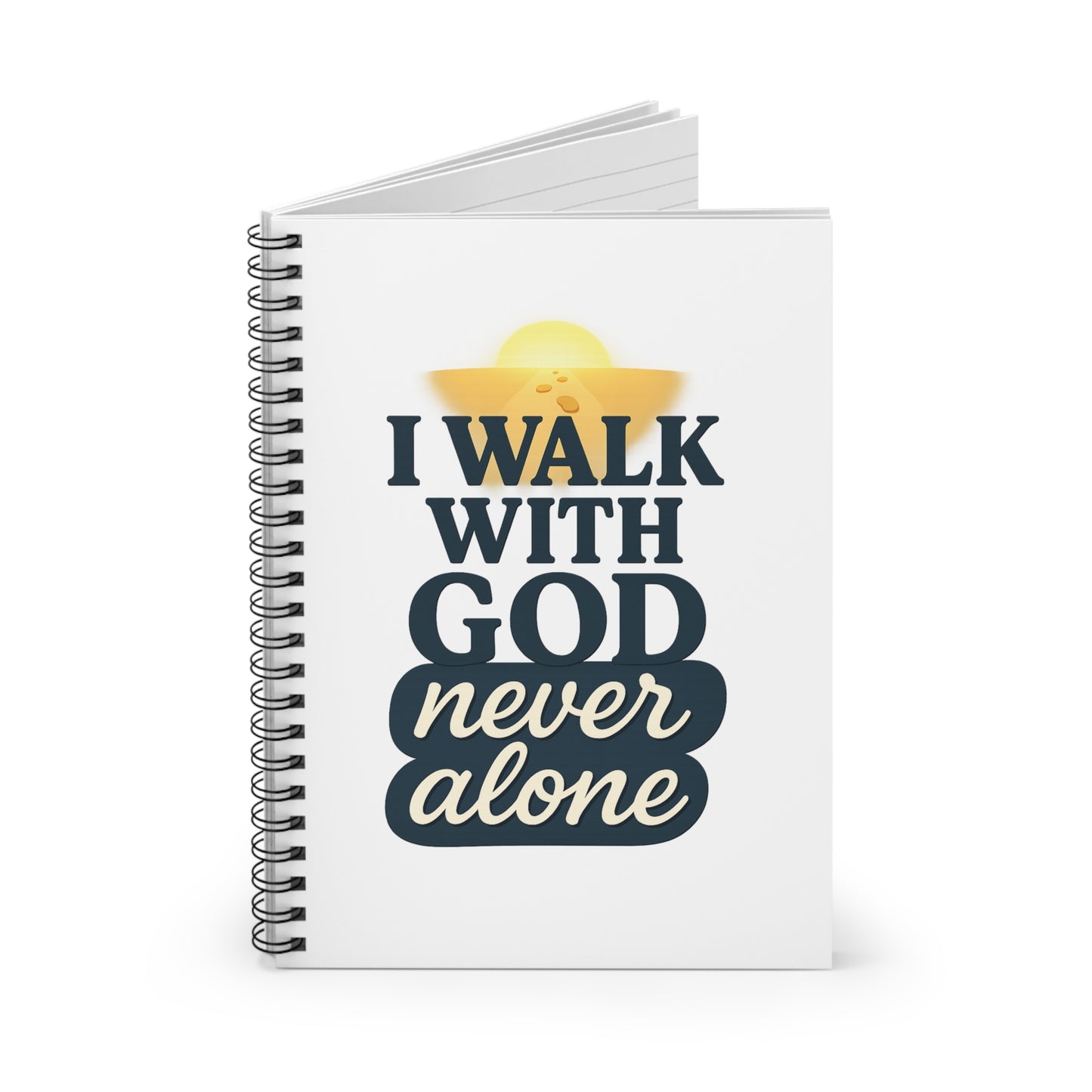 Faith-Inspired Spiral Notebook - Ruled Line