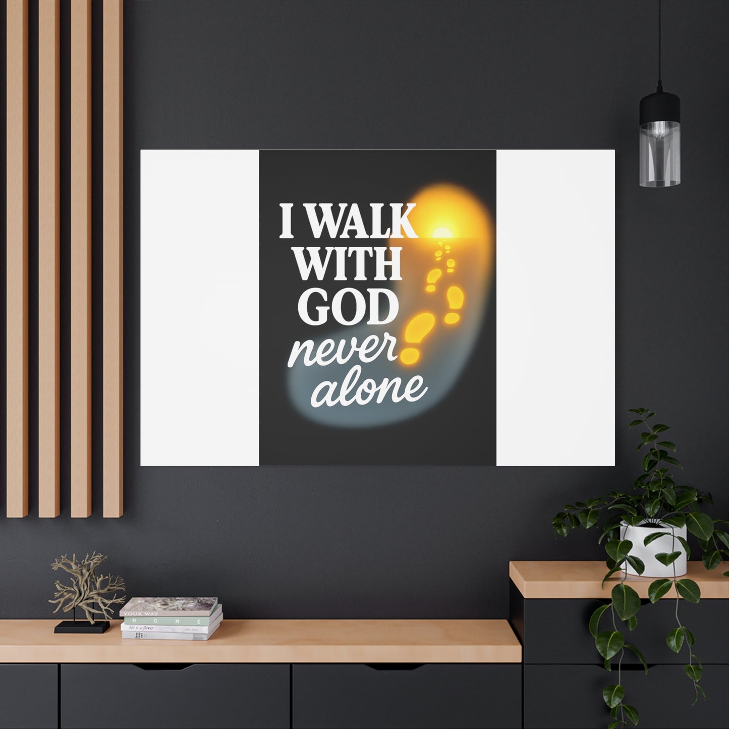 I Walk With God – Matte Canvas Wall Art