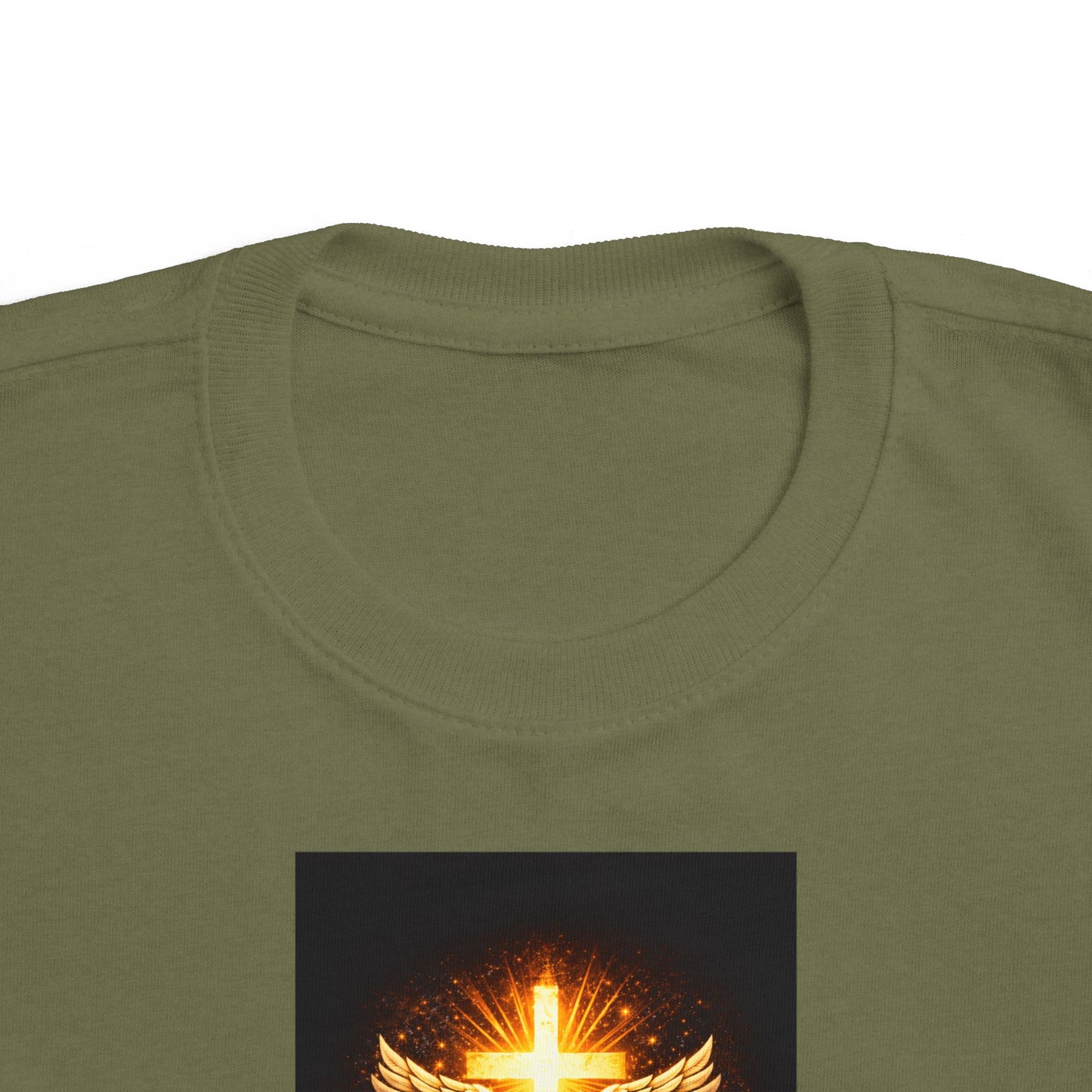 Toddler T‑Shirt — Jesus Saves, Flame Dove Christian Tee