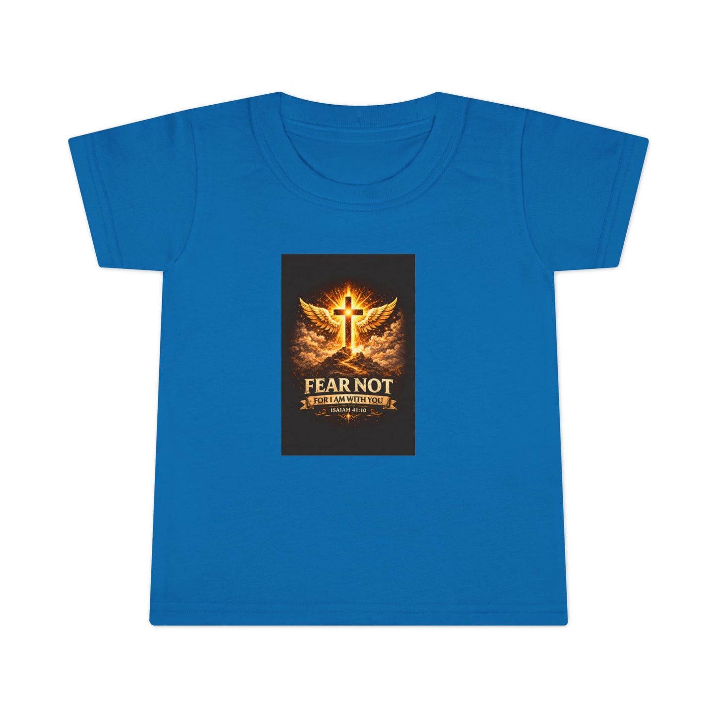 Toddler T-Shirt - Fear Not, Guardian Angel Cross Graphic