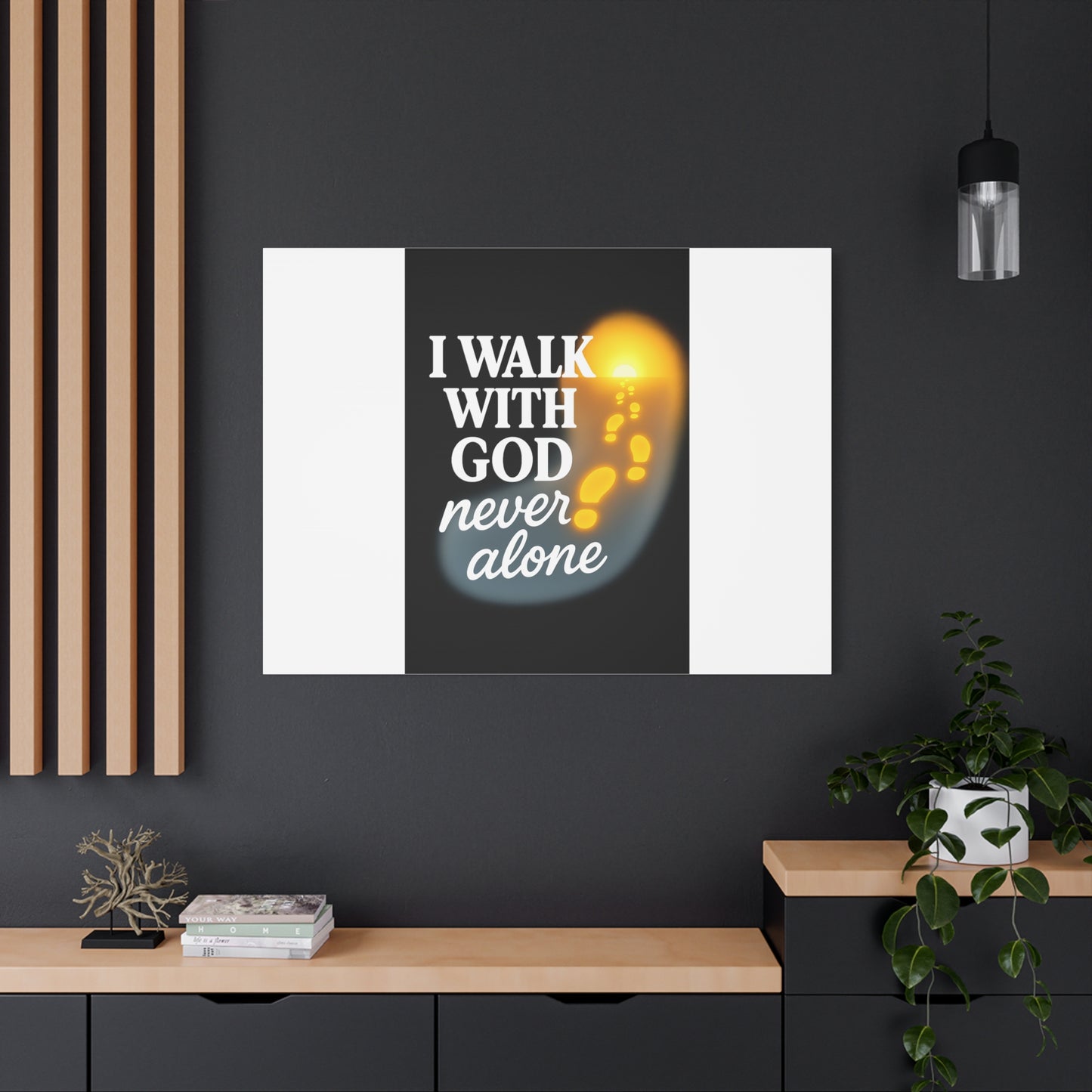 I Walk With God – Matte Canvas Wall Art