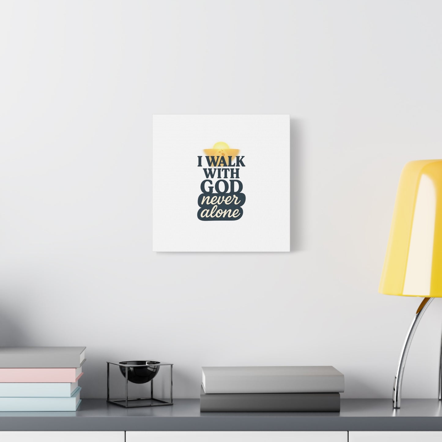 I Walk With God – Matte Canvas Wall Art