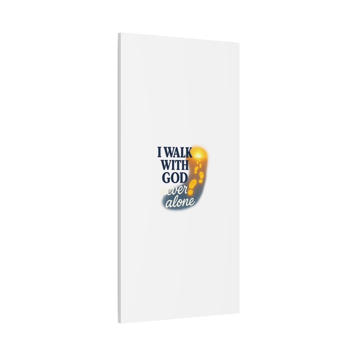 I Walk With God – Matte Canvas Wall Art