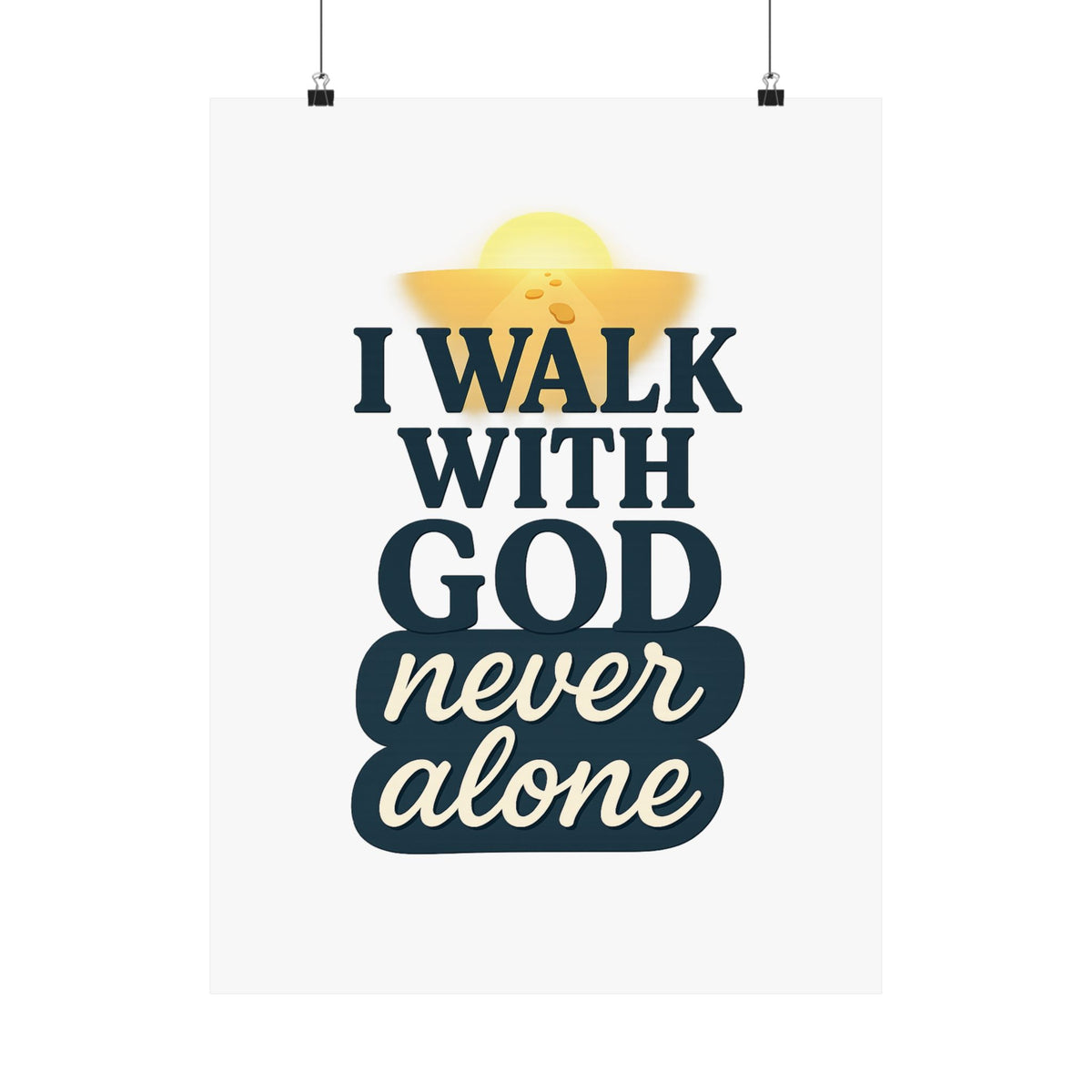 Inspirational Matte Vertical Posters - Wall Decor, Christian Art, Motivational Quotes, Home Decoration, Faith-Based Gifts