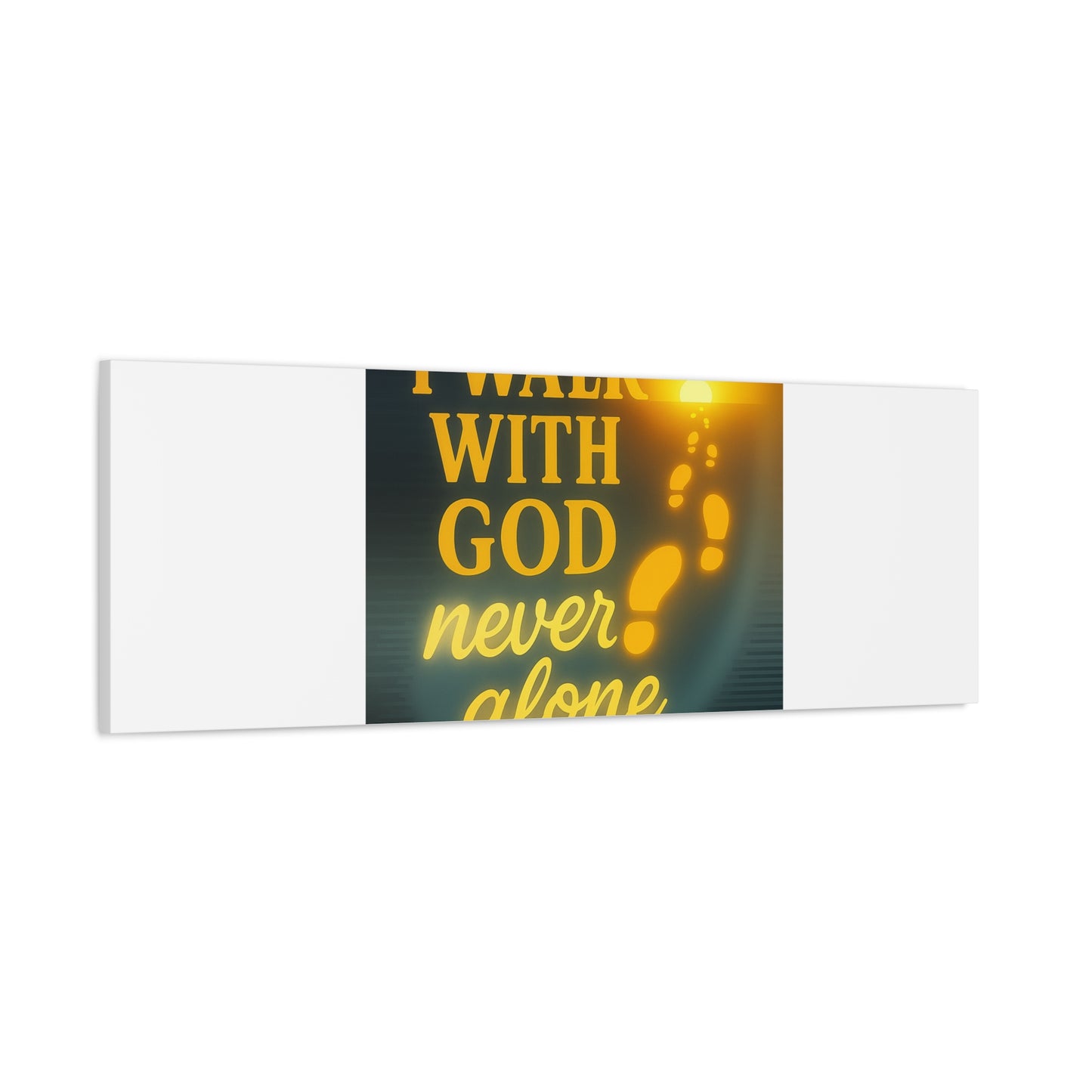 I Walk With God – Matte Canvas Wall Art