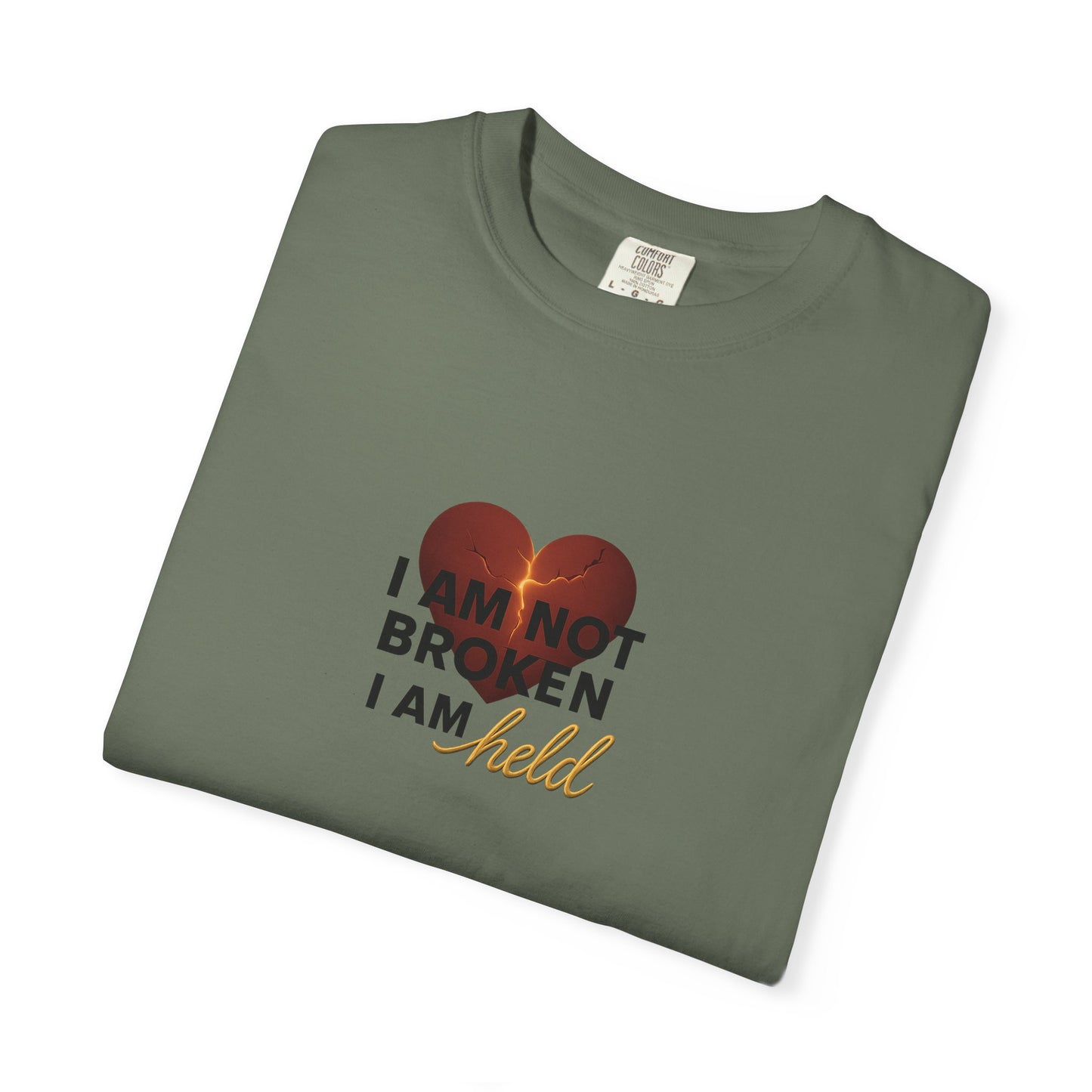 Heartfelt Garment-Dyed T-Shirt – Inspirational Unisex Tee for Comfort, Expression & Everyday Wear
