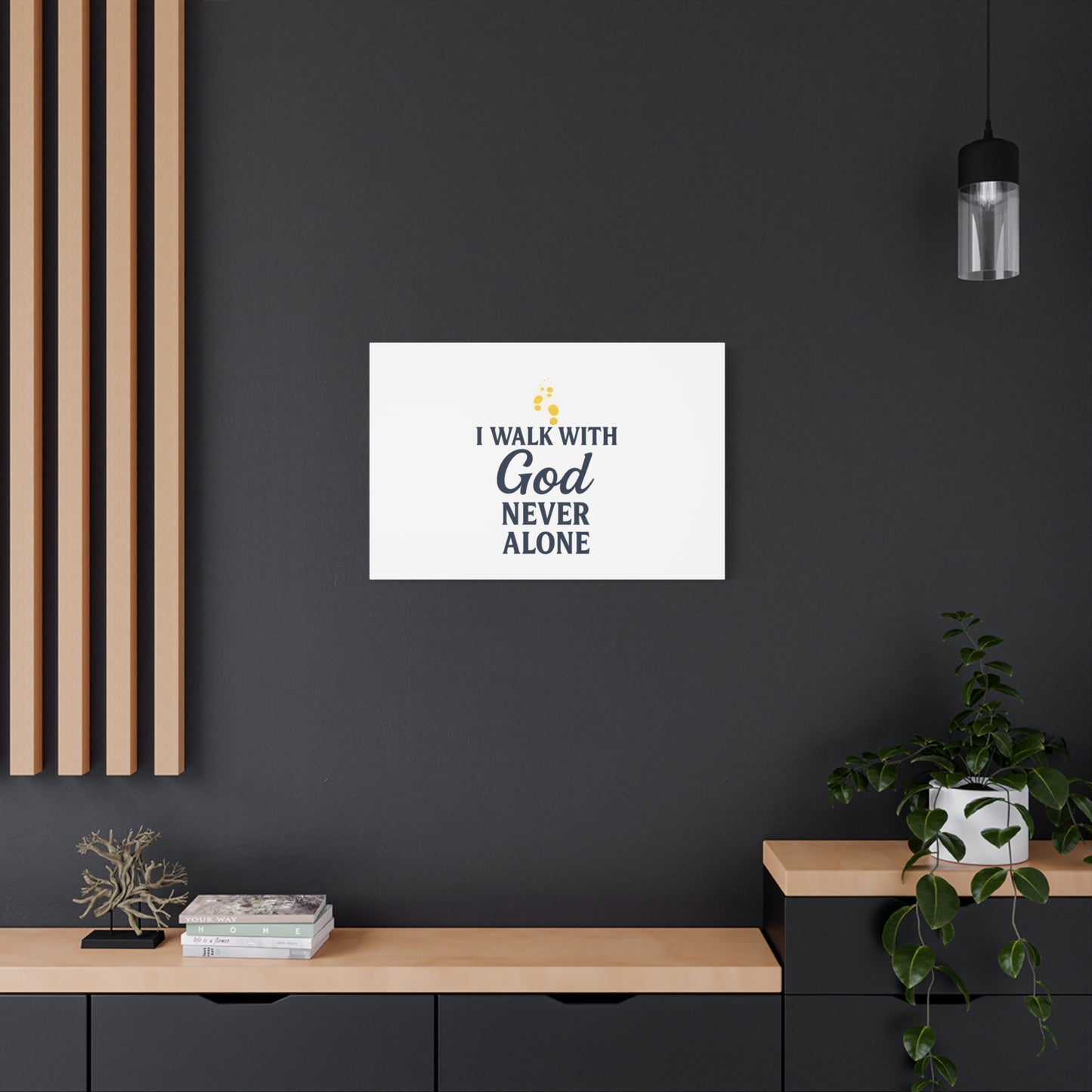 I Walk With God – Matte Canvas Wall Art
