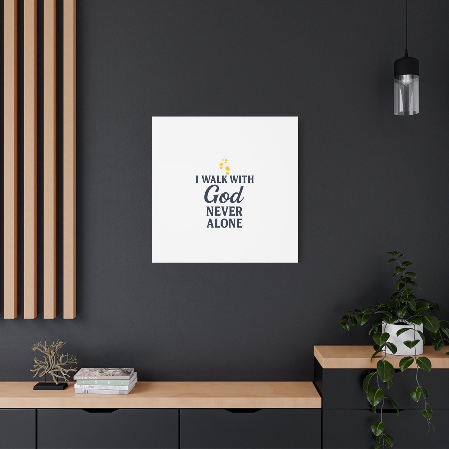 I Walk With God – Matte Canvas Wall Art