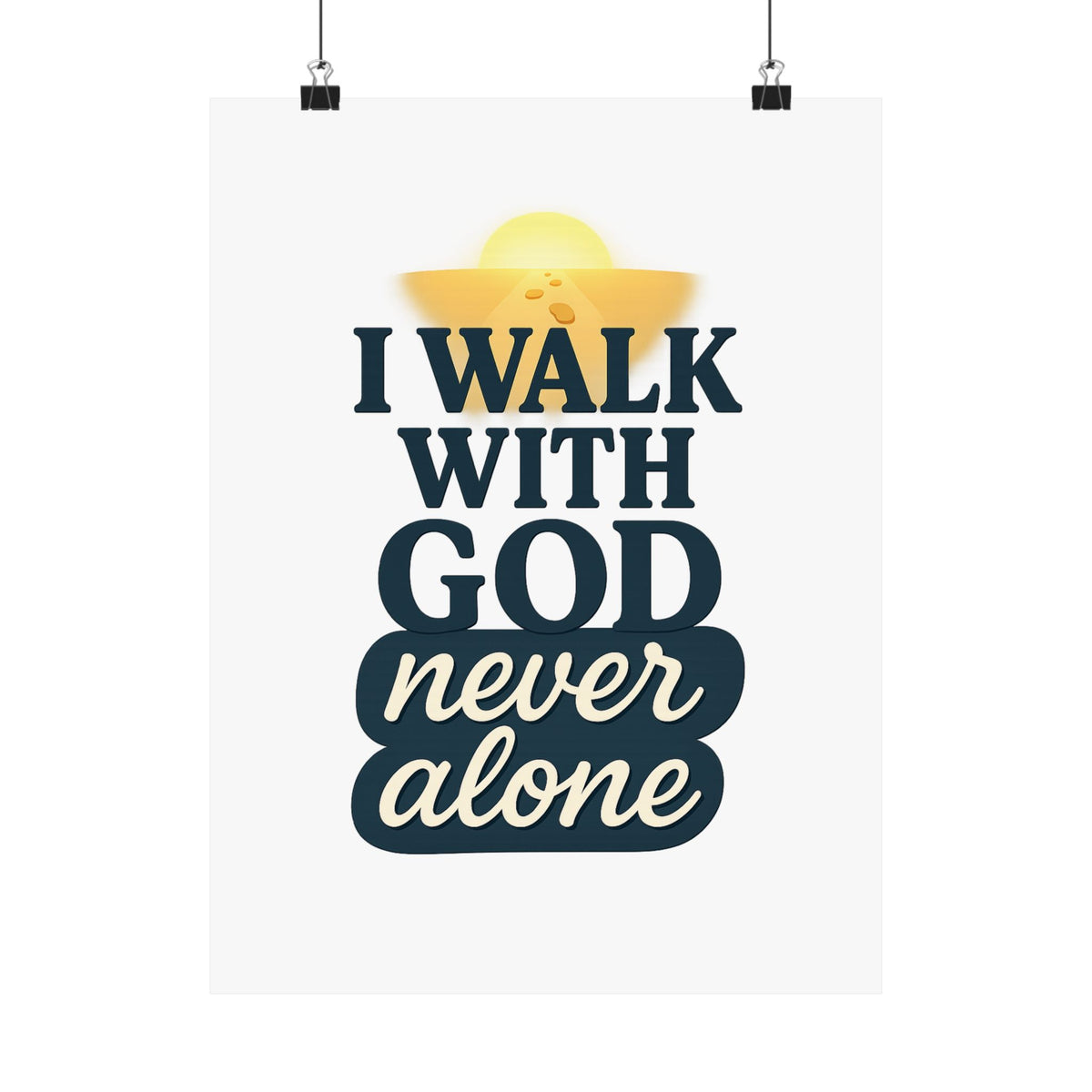 Inspirational Matte Vertical Posters - Wall Decor, Christian Art, Motivational Quotes, Home Decoration, Faith-Based Gifts