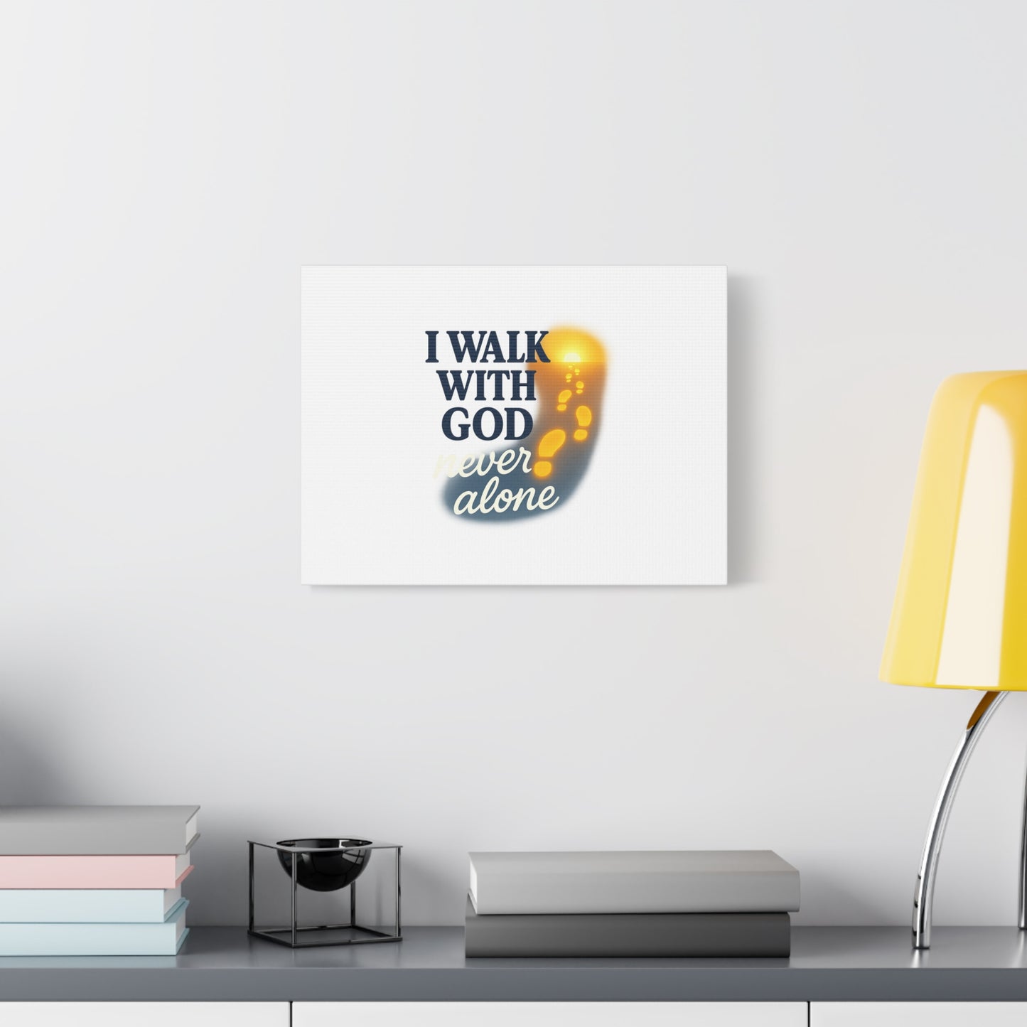 I Walk With God – Matte Canvas Wall Art